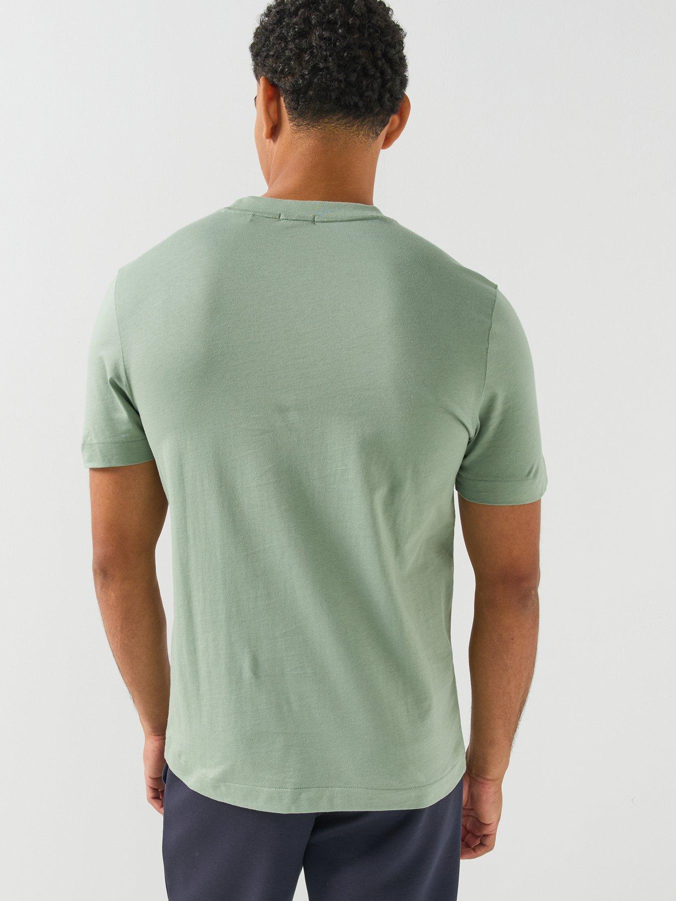Image 2 of 5 of BOSS Thompson 01 Chest Logo Regular Fit T-Shirt - Green
