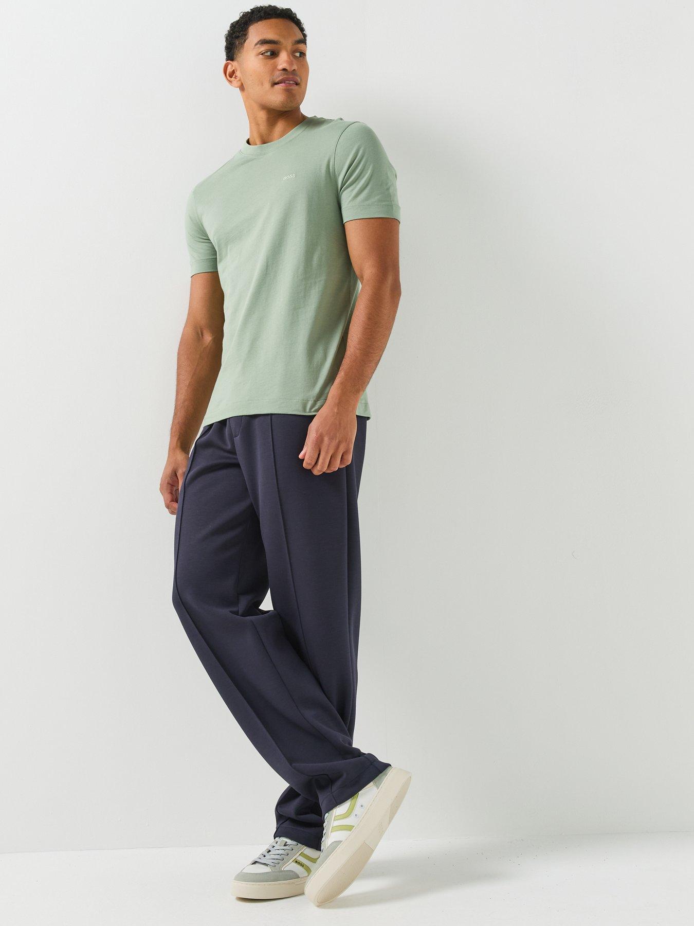 Image 3 of 5 of BOSS Thompson 01 Chest Logo Regular Fit T-Shirt - Green