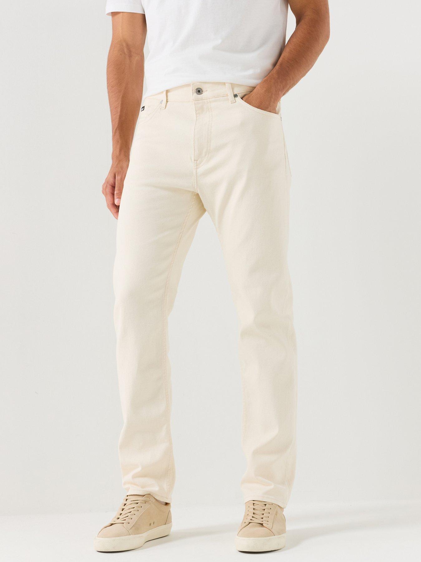 BOSS Boss H-Ogden Straight Fit Jean - White