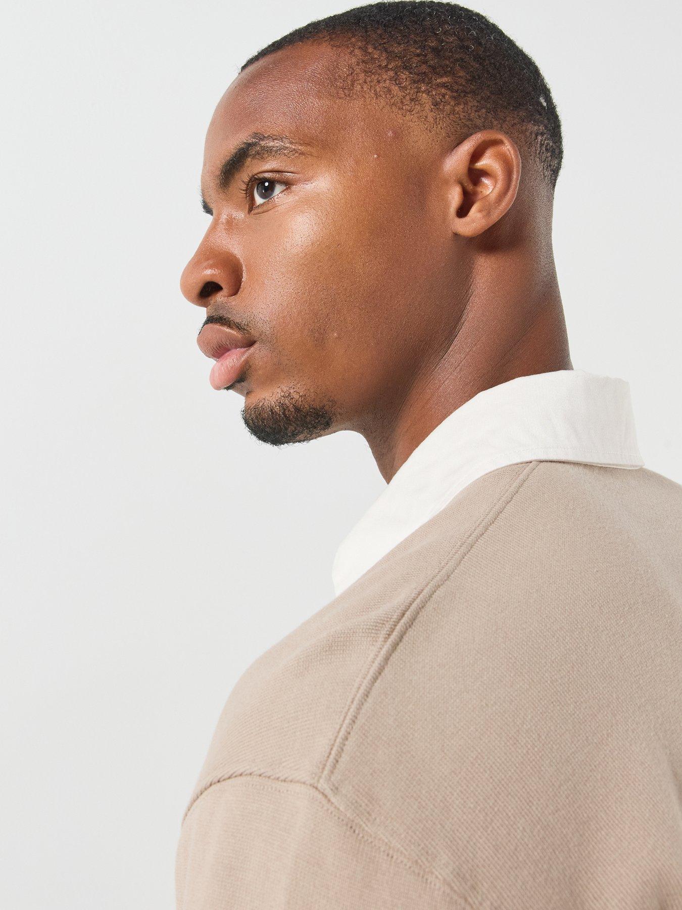 Image 6 of 6 of BOSS C-Saarinen 18 Rugby Long Sleeve Polo Shirt - Light Brown