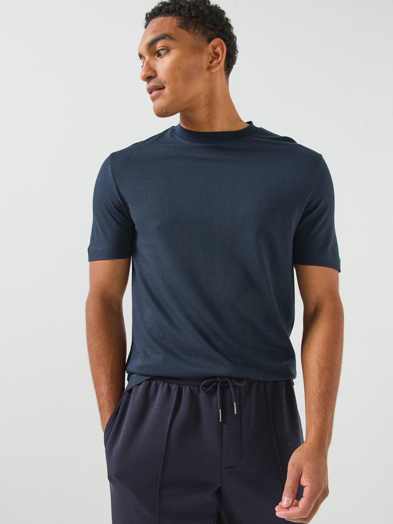 BOSS H-Thompson 205 Regular Fit T-Shirt - Navy
