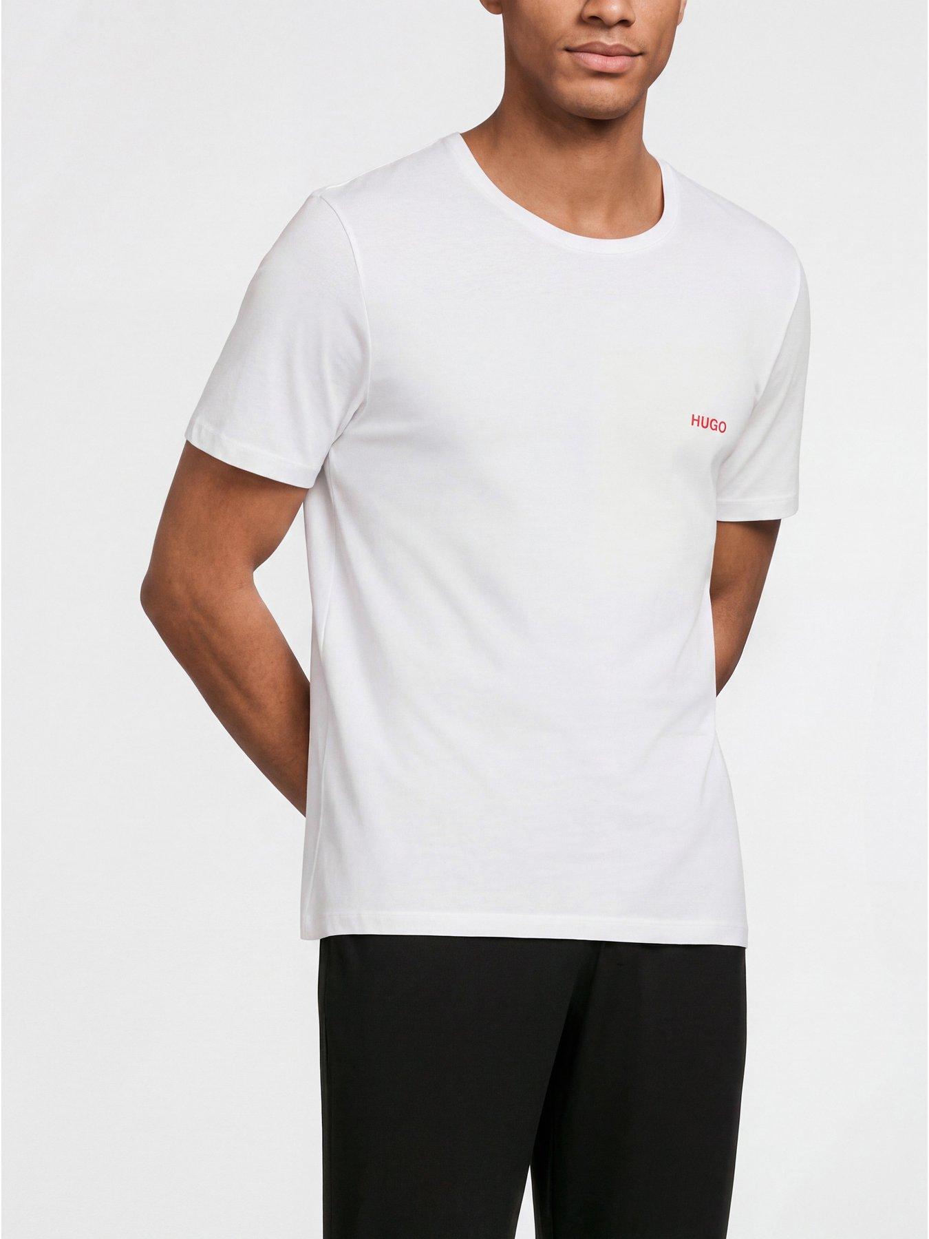 Image 2 of 5 of HUGO Hugo Bodywear Triplet 3 Pack Loungewear T-shirts - Multi