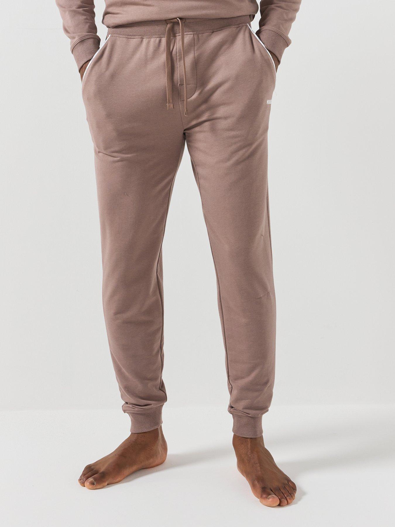 Image 5 of 5 of HUGO Noah Piped Loungewear Bottoms - Brown