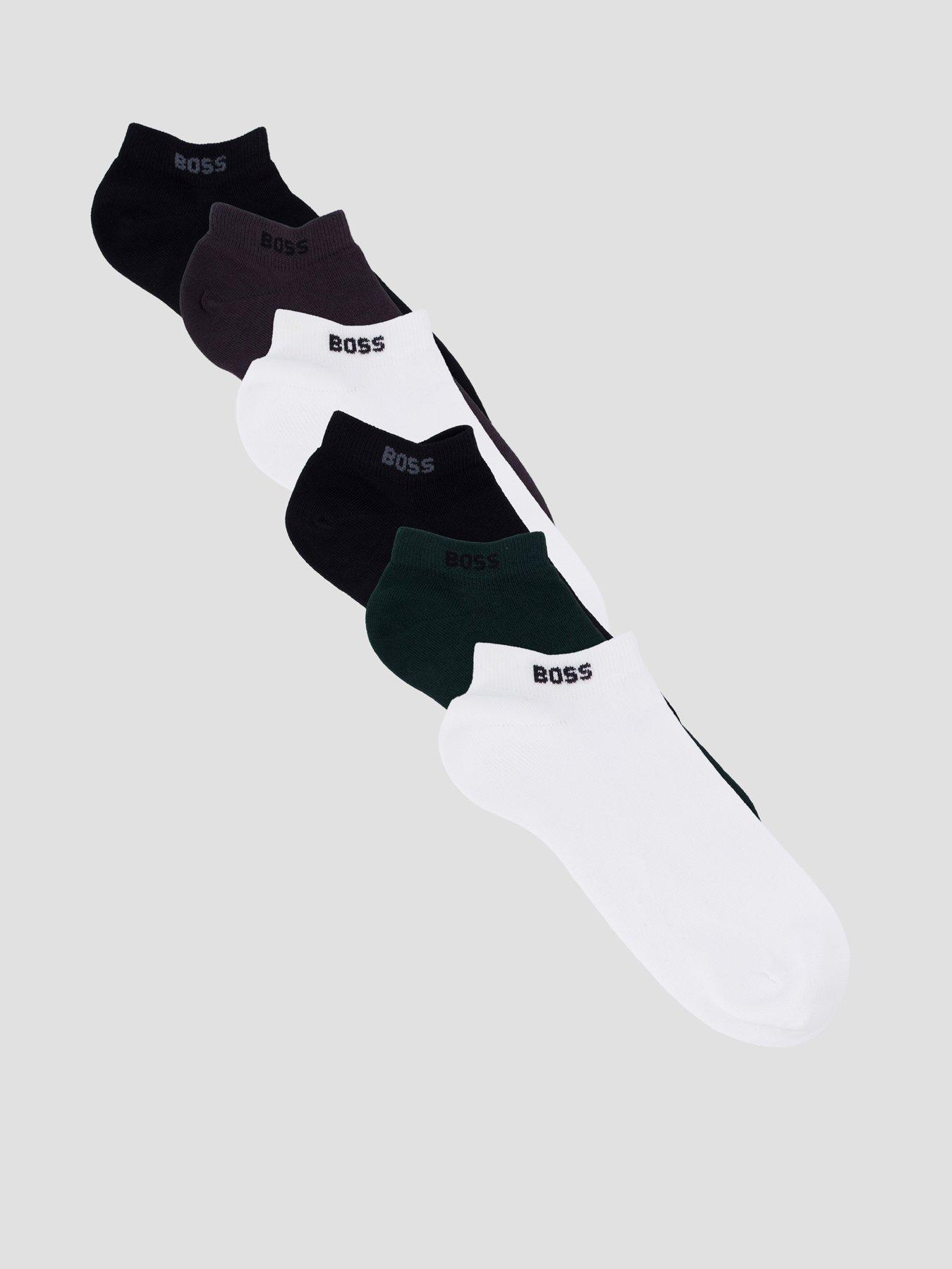 Image 1 of 3 of BOSS 5 Pack Short Cotton Crew Socks - Multi