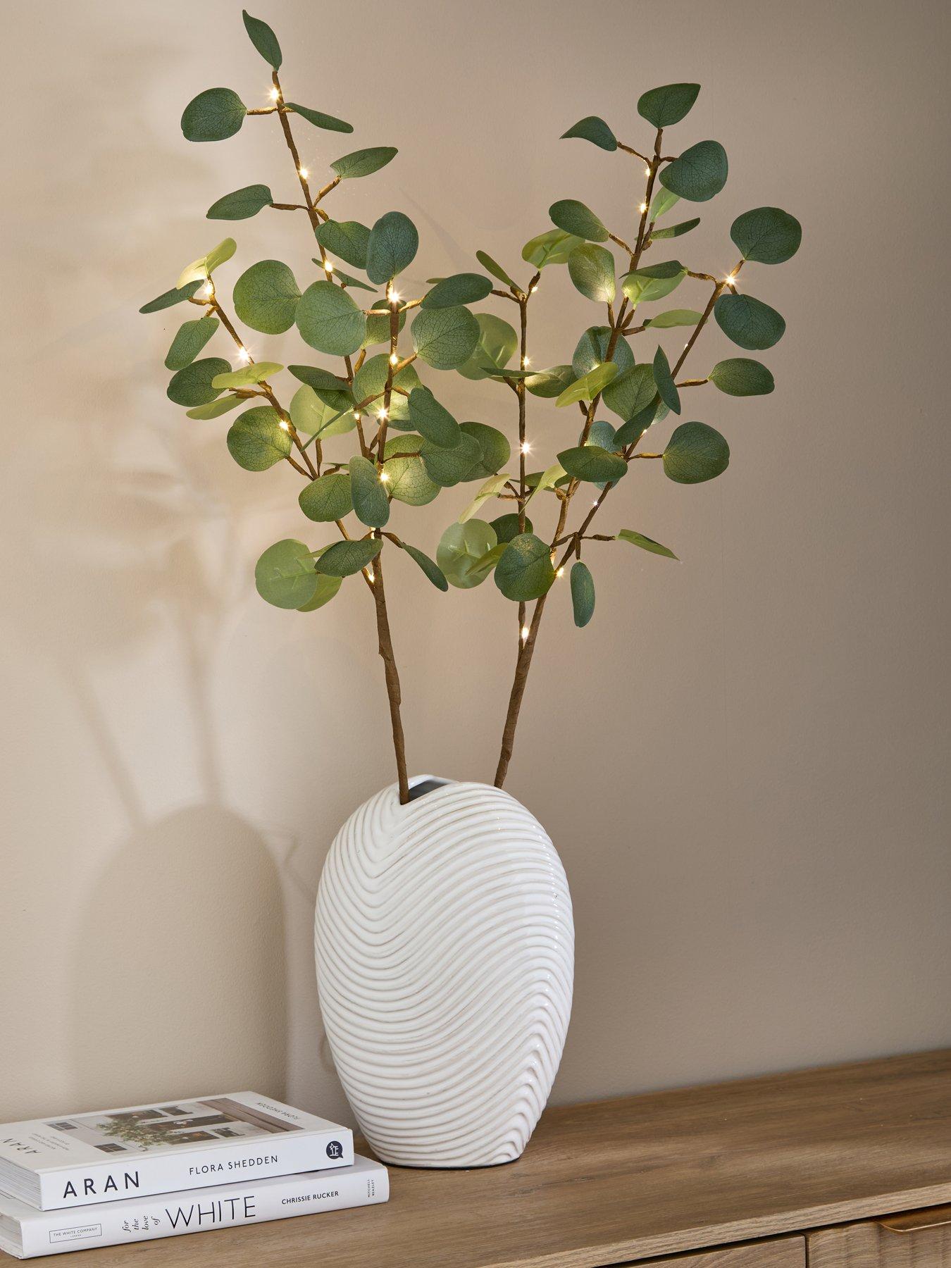 The Very Collection 92cm Eucalyptus Branch With Lights