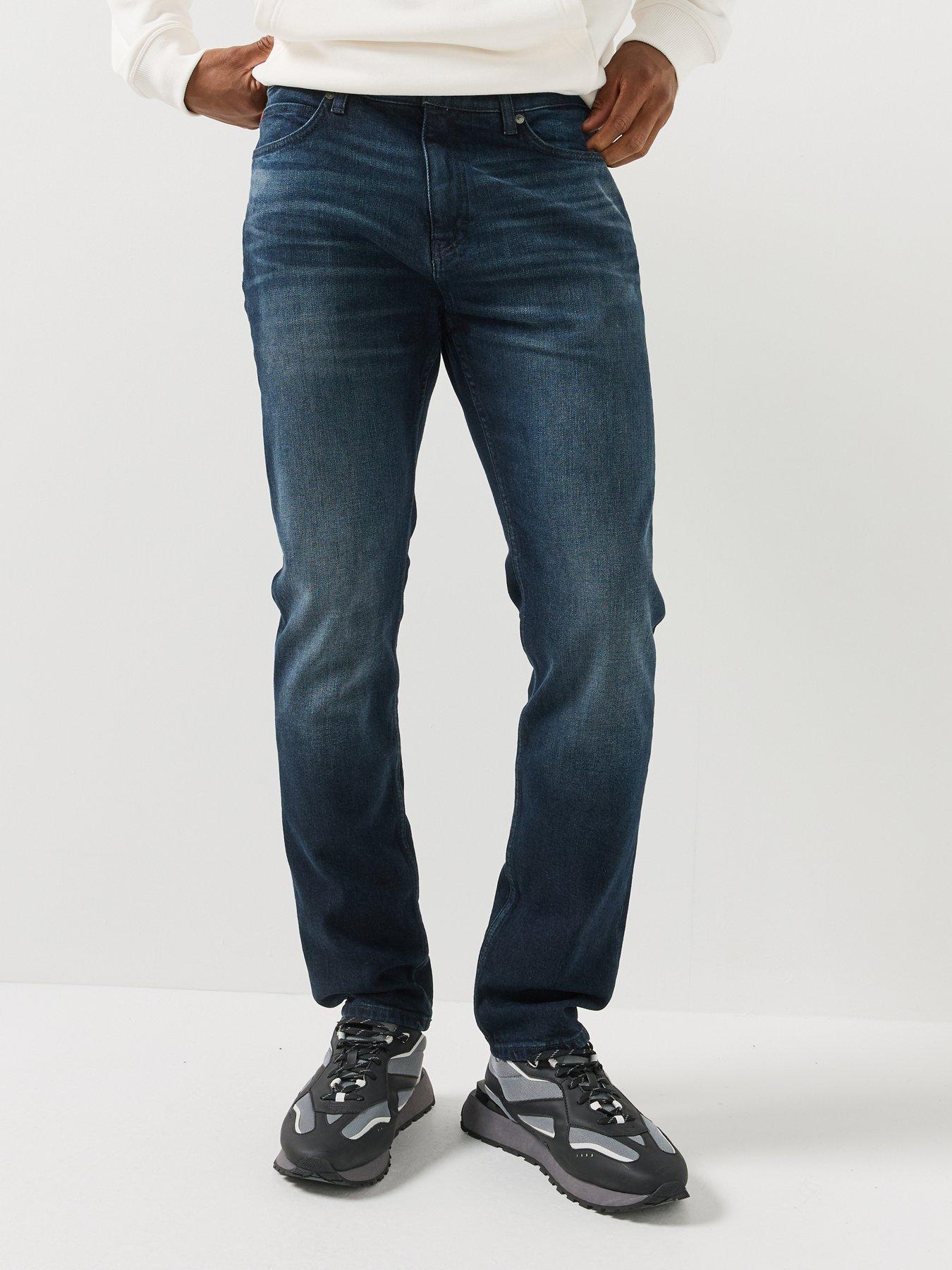 Image 1 of 6 of HUGO Hugo 708 Slim Fit Jeans - Navy