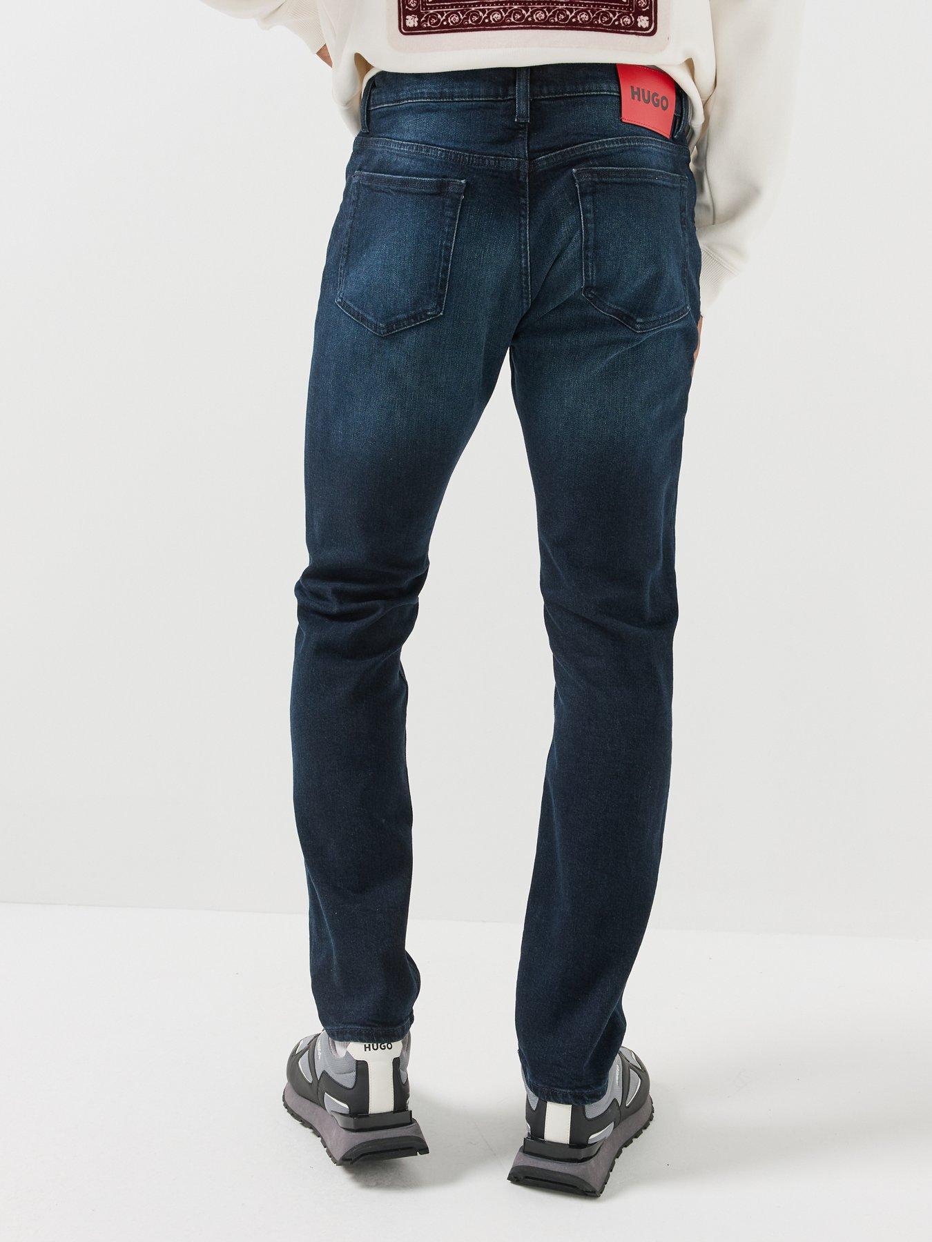 Image 2 of 6 of HUGO Hugo 708 Slim Fit Jeans - Navy