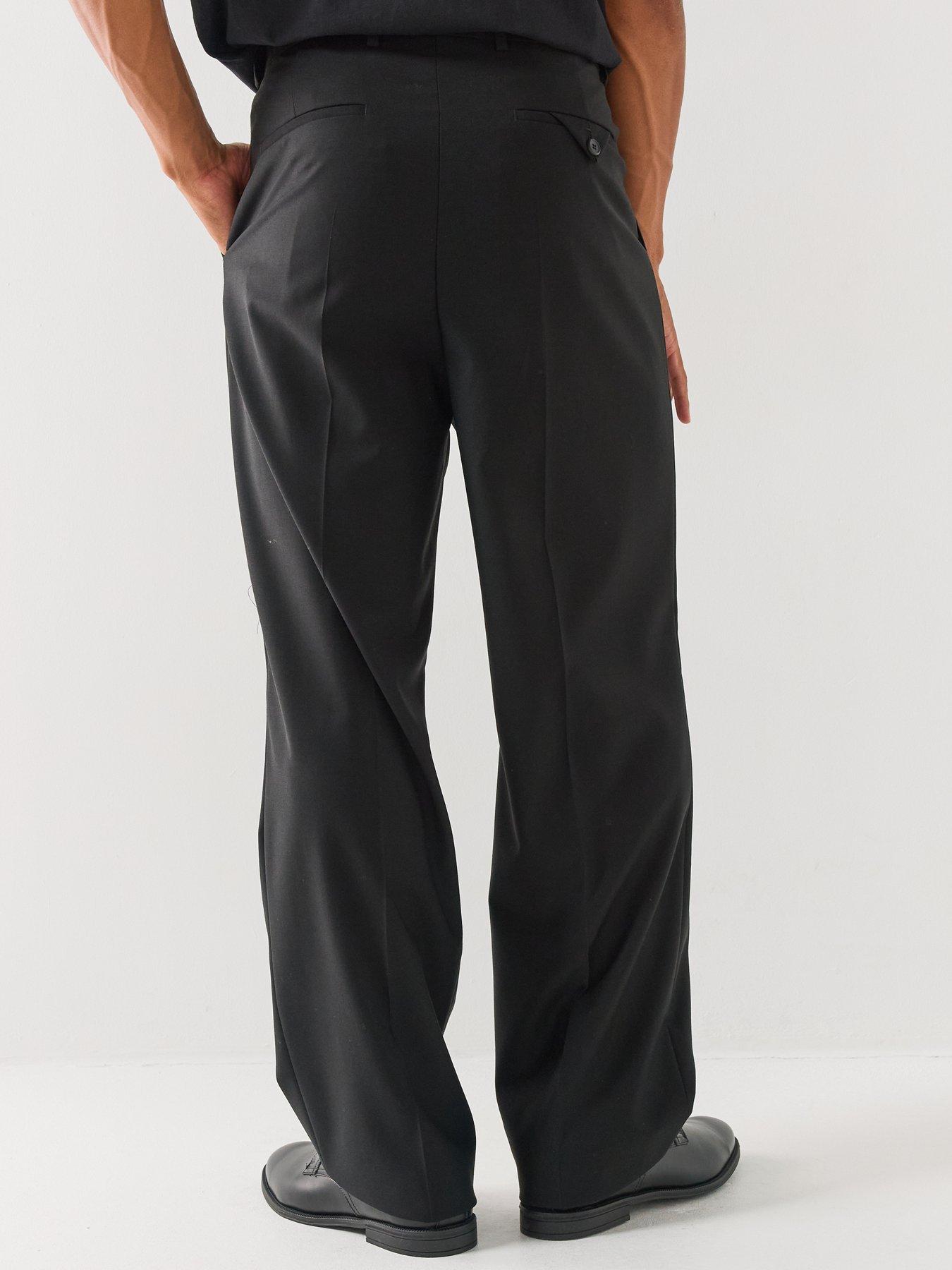 Image 2 of 6 of HUGO Tarly264X Modern Fit Smart Trousers - Black