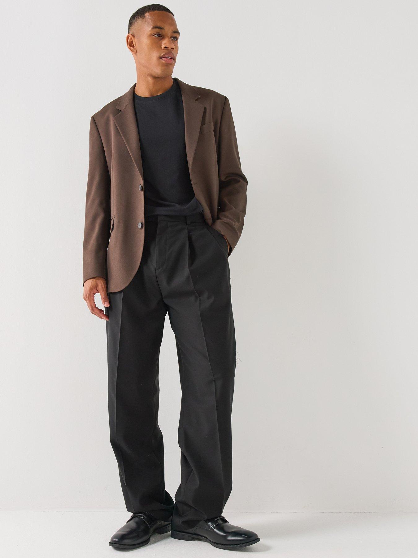 Image 6 of 6 of HUGO Tarly264X Modern Fit Smart Trousers - Black