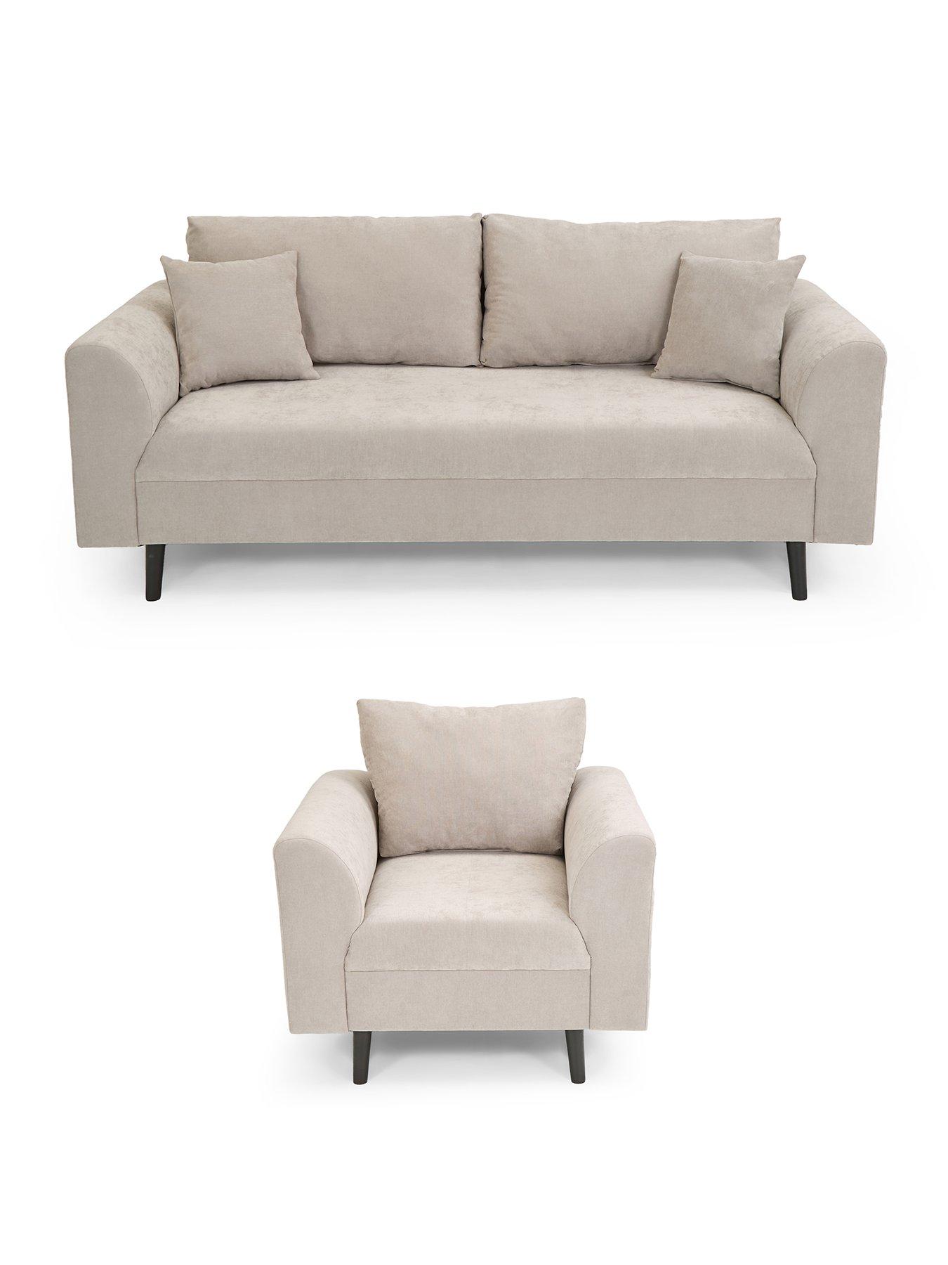 Image 2 of 7 of The Very Collection Plaza 3 Sofa&nbsp;+ Armchair (Buy &amp; SAVE!)
