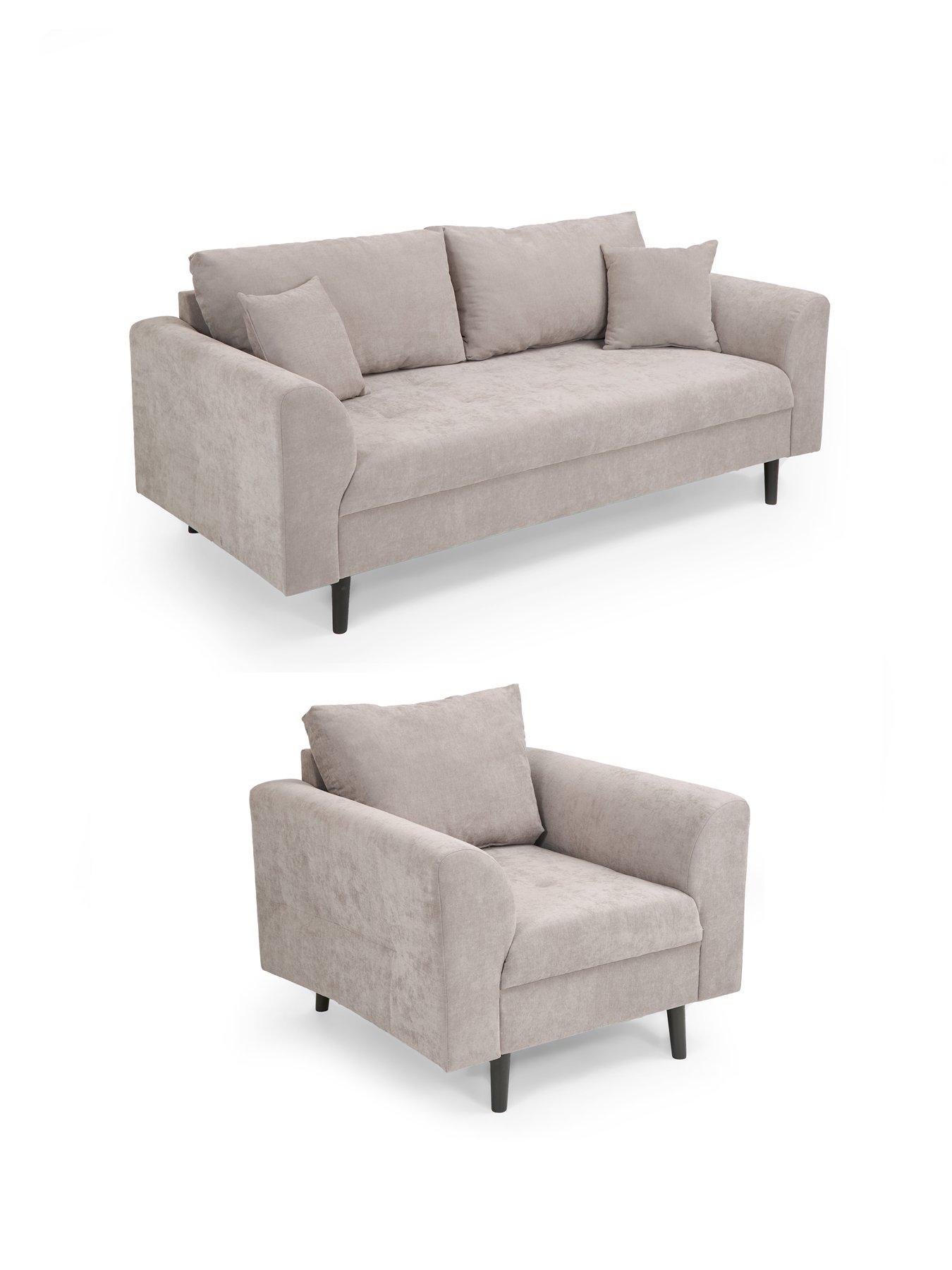 Image 3 of 7 of The Very Collection Plaza 3 Sofa&nbsp;+ Armchair (Buy &amp; SAVE!)