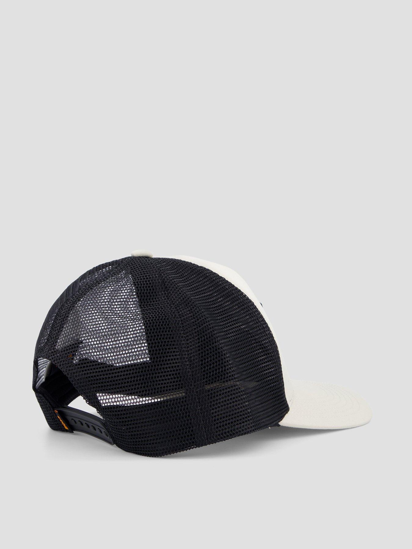 Image 4 of 4 of BOSS Mens Elliot Patch Logo Trucker Cap - Light Beige