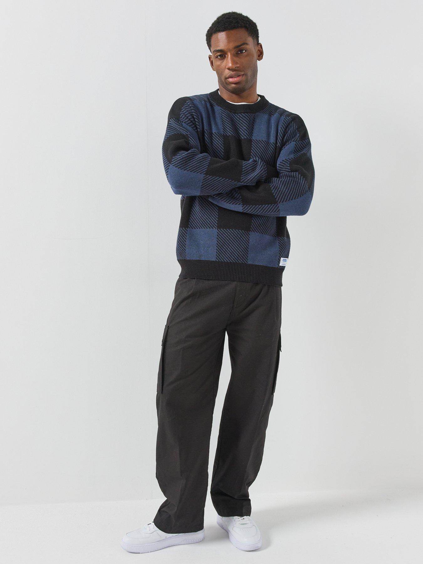 Image 3 of 6 of HUGO Blue Stuvee Knitted Jumper - Dark Blue