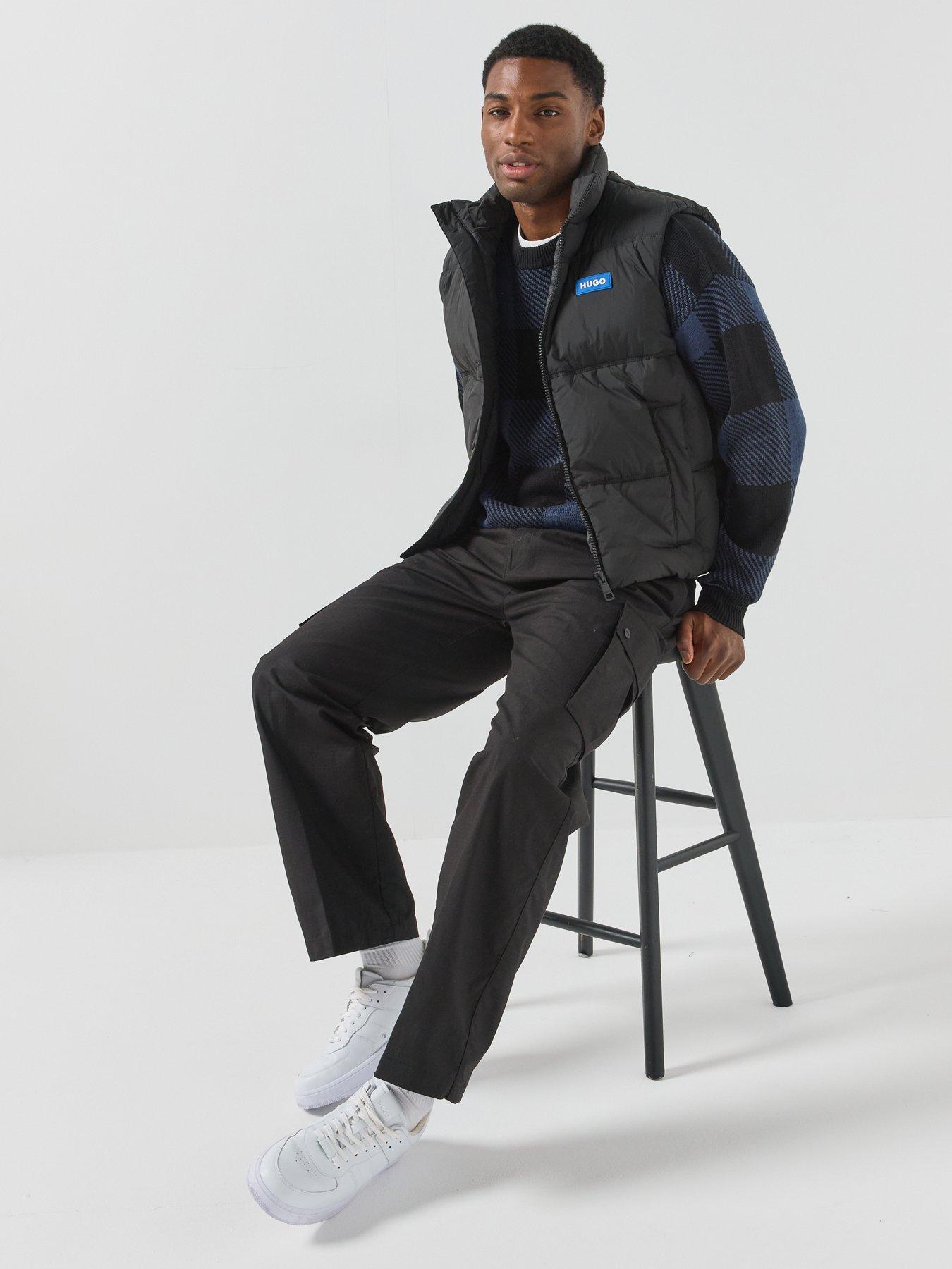 Image 6 of 6 of HUGO Blue Stuvee Knitted Jumper - Dark Blue