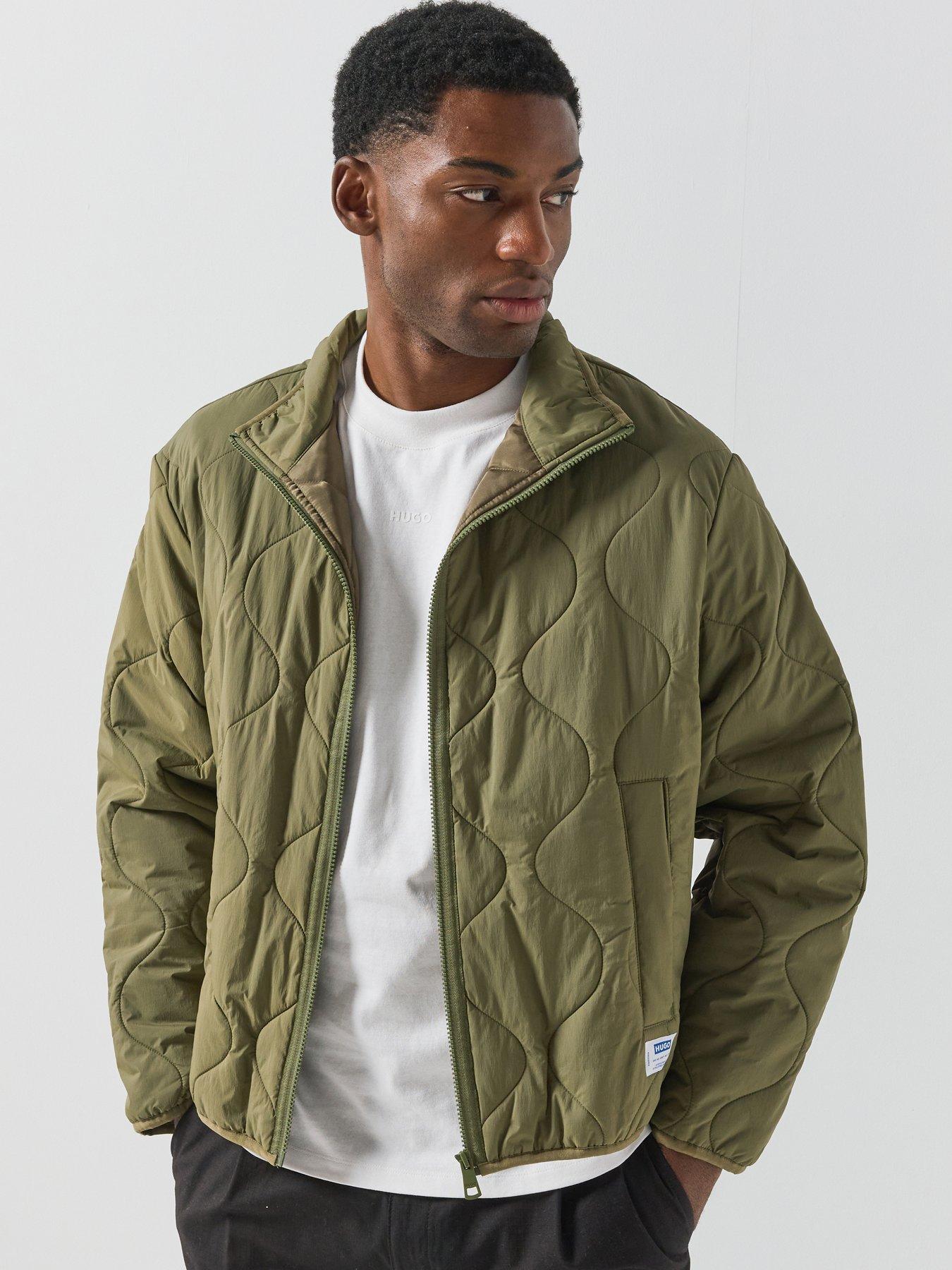Image 1 of 6 of HUGO Blue Bocos2641 Jacket - Green