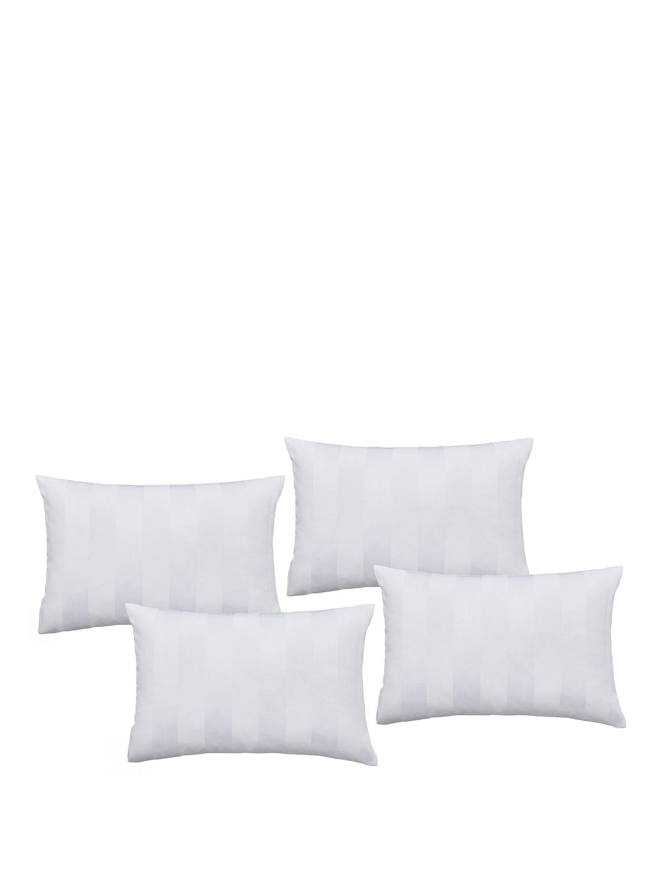 Image 2 of 3 of Catherine Lansfield So Soft Satin Stripe 4 Standard Pillowcase White