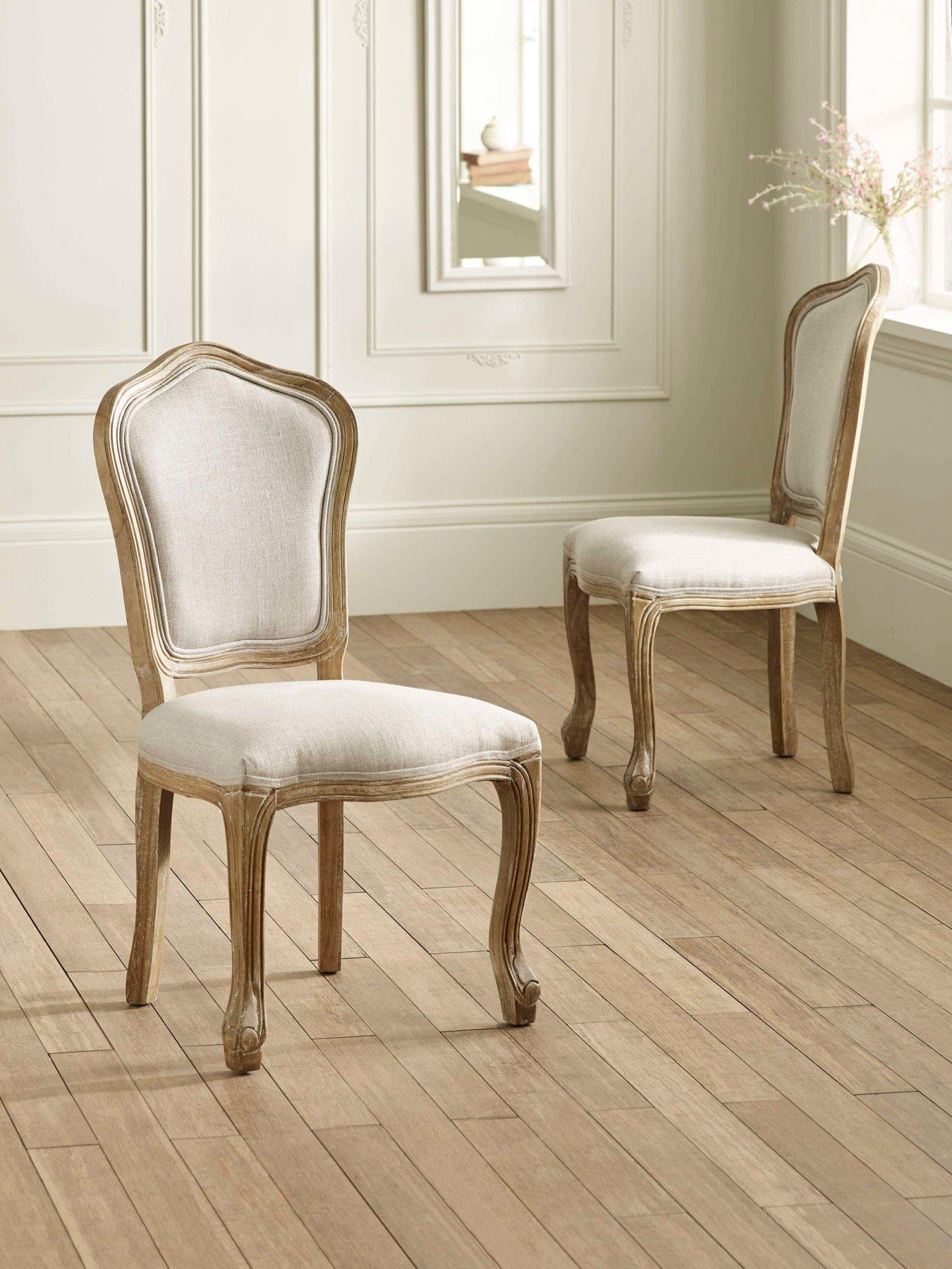 Image 4 of 7 of Julian Bowen Camille Round Table + 4 Upholstered Chairs