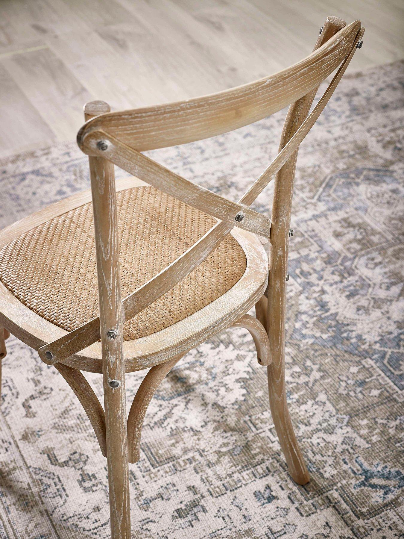 Image 5 of 7 of Julian Bowen Camille Round Table + 4 Satie Chairs