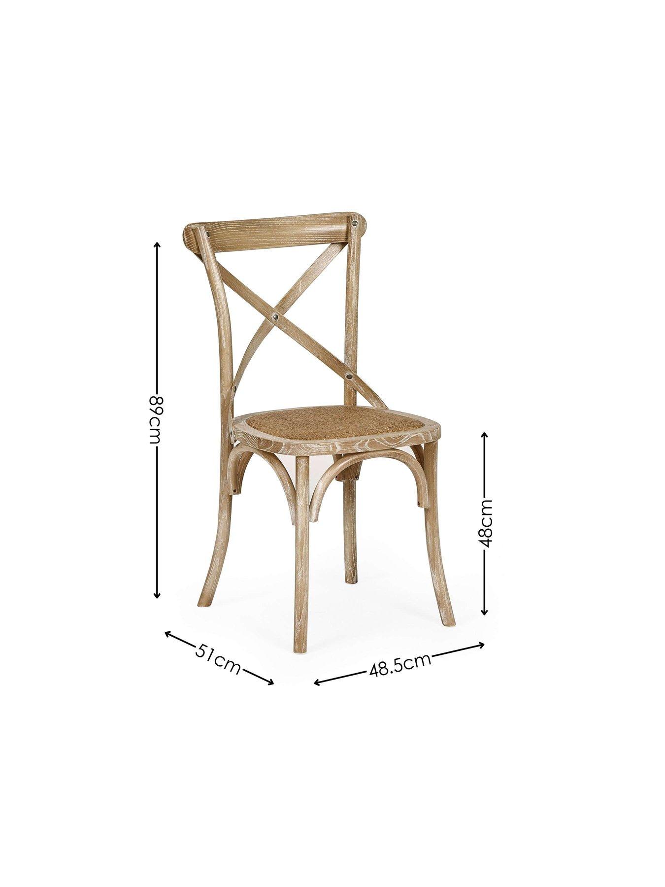 Image 7 of 7 of Julian Bowen Camille Round Table + 4 Satie Chairs