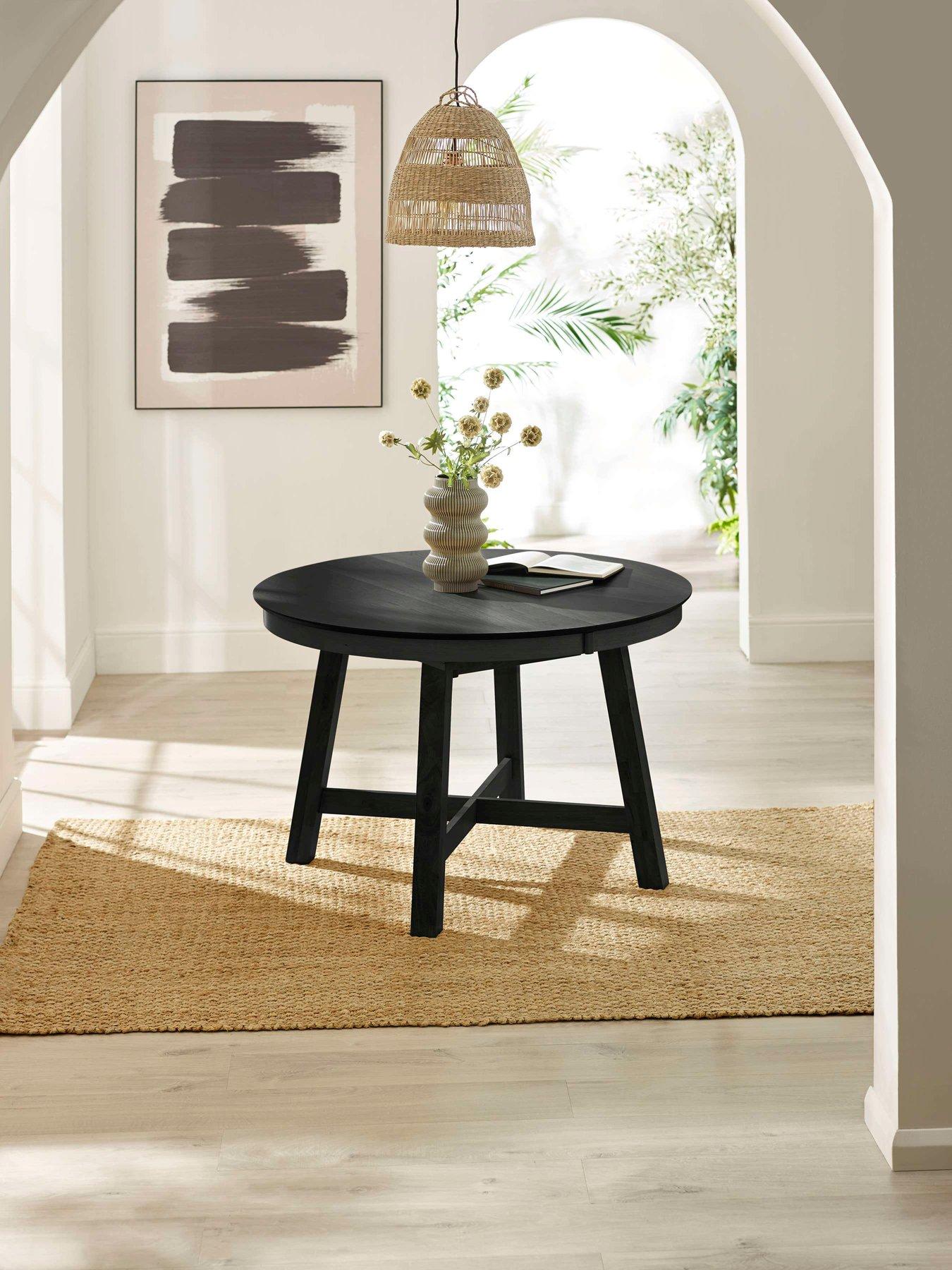 Image 1 of 7 of Julian Bowen Annika Round Extension Dining Table