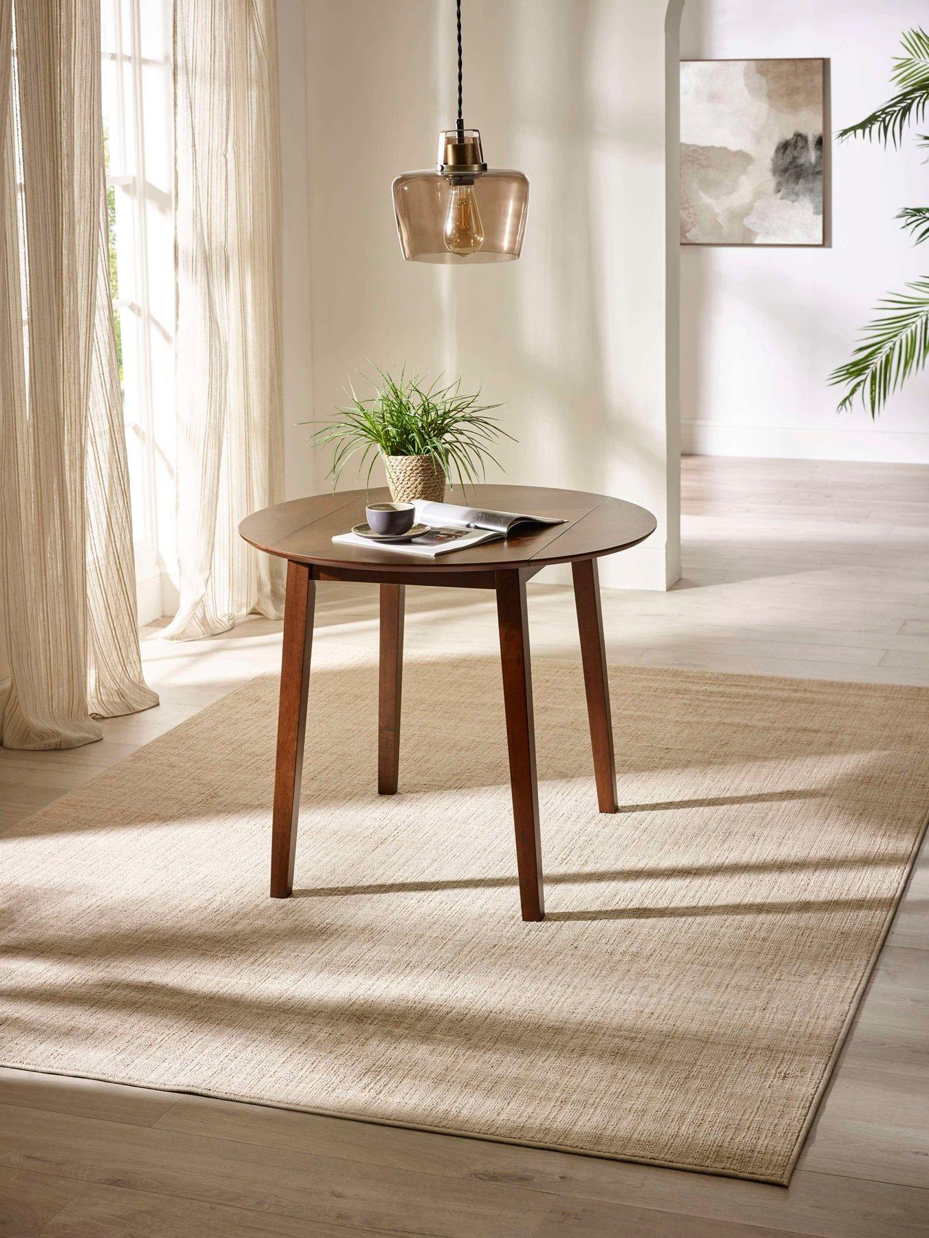 Julian Bowen Coast Walnut Drop Leaf Table