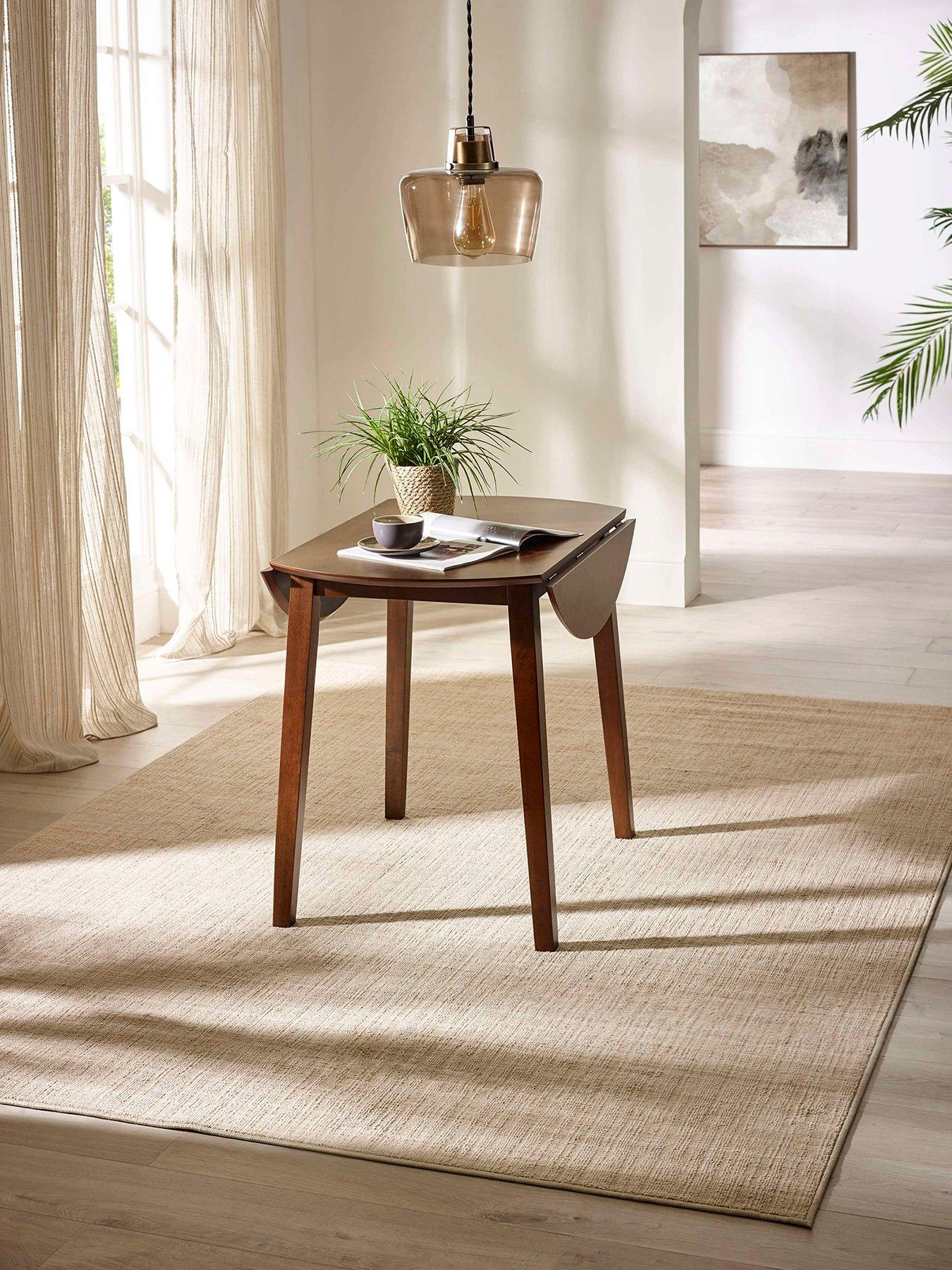 Image 2 of 7 of Julian Bowen Coast Walnut Drop Leaf Table