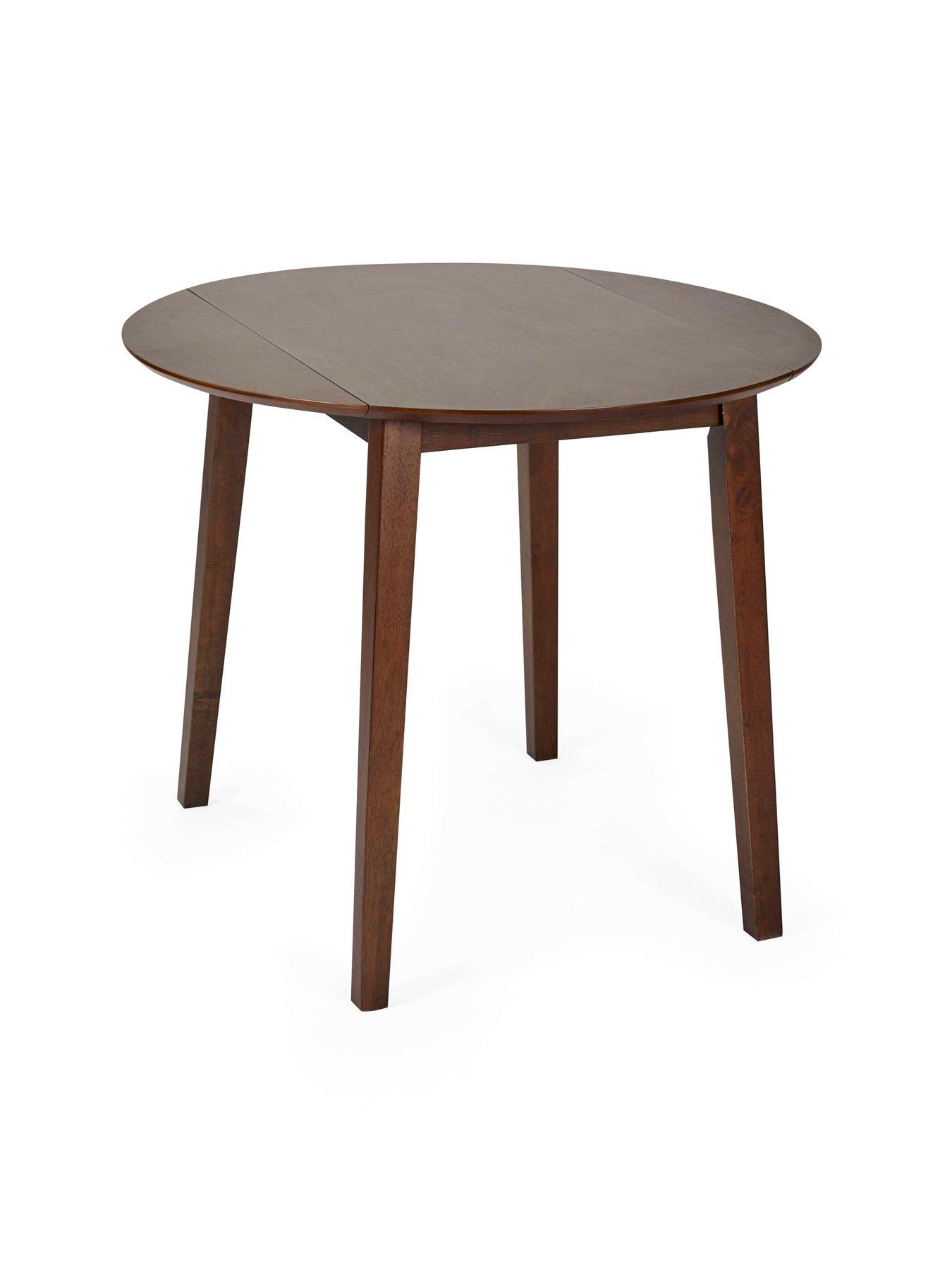 Image 3 of 7 of Julian Bowen Coast Walnut Drop Leaf Table