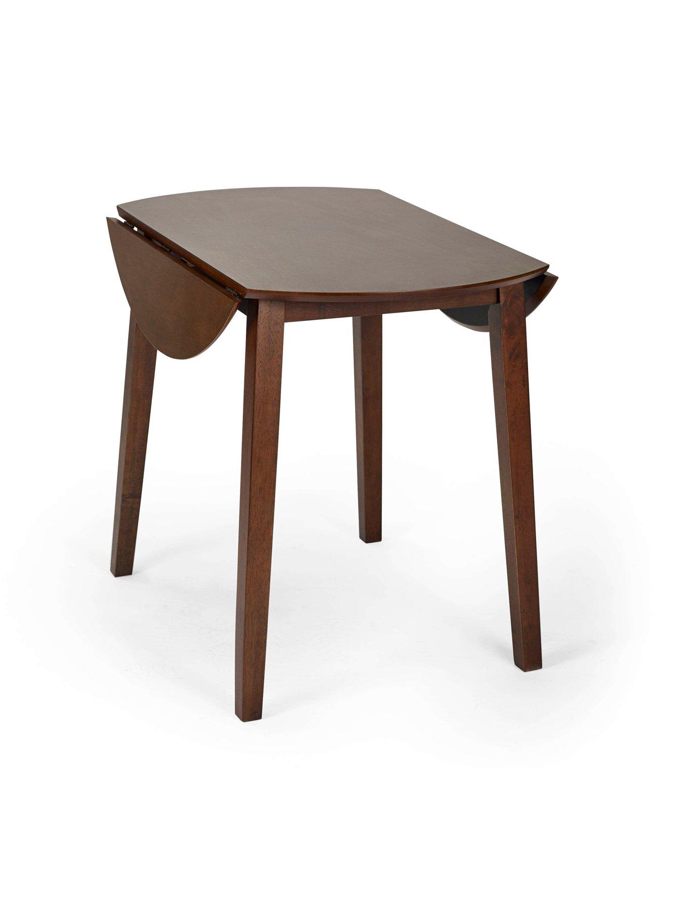 Image 4 of 7 of Julian Bowen Coast Walnut Drop Leaf Table