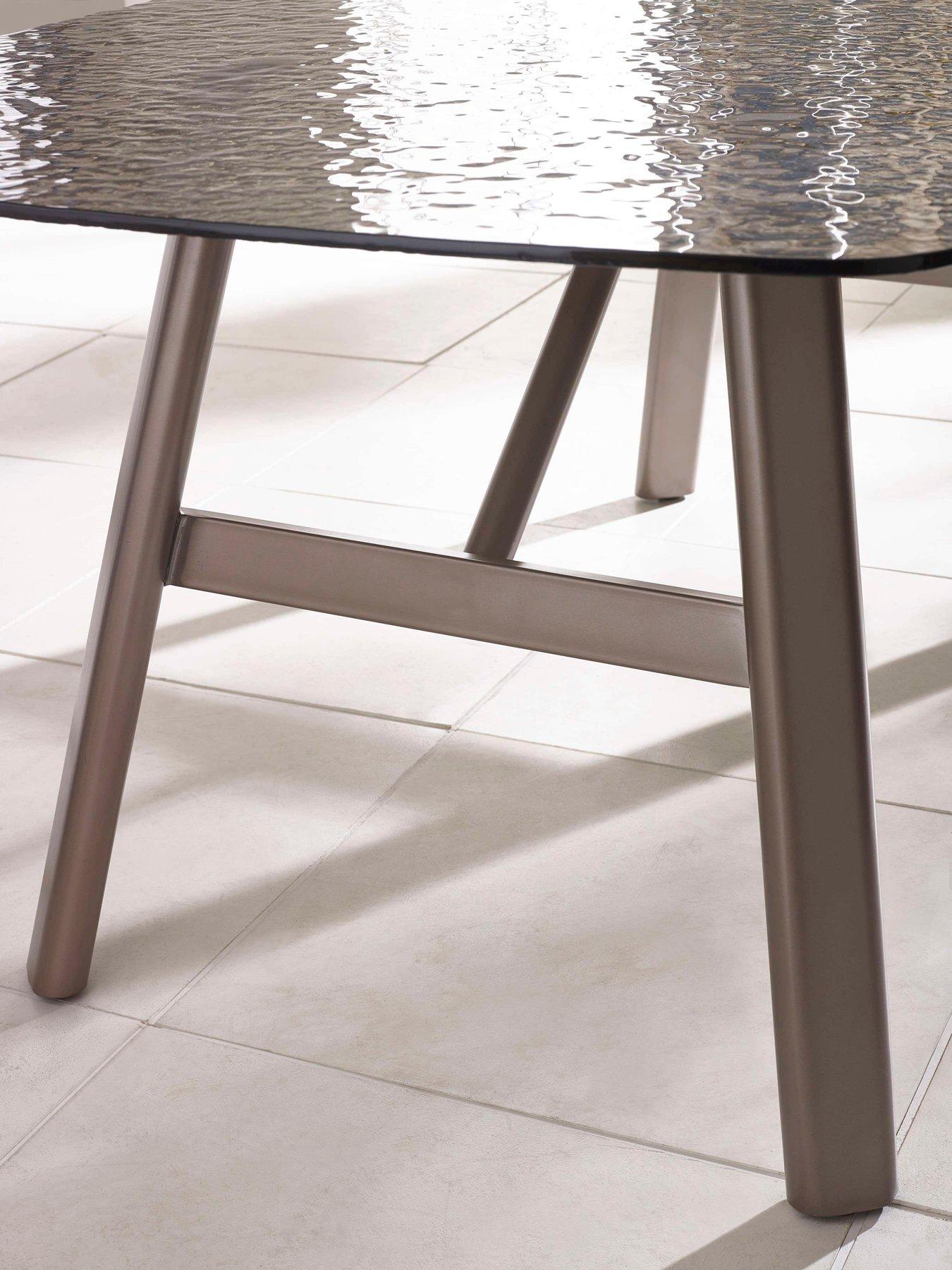 Image 5 of 7 of Julian Bowen Callisto Bubble Glass Dining Table