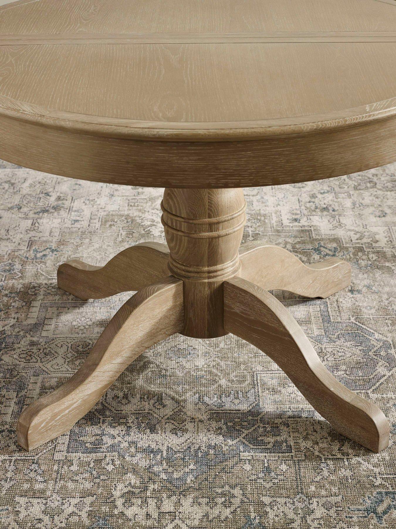 Image 6 of 7 of Julian Bowen Camille Round Extending Table