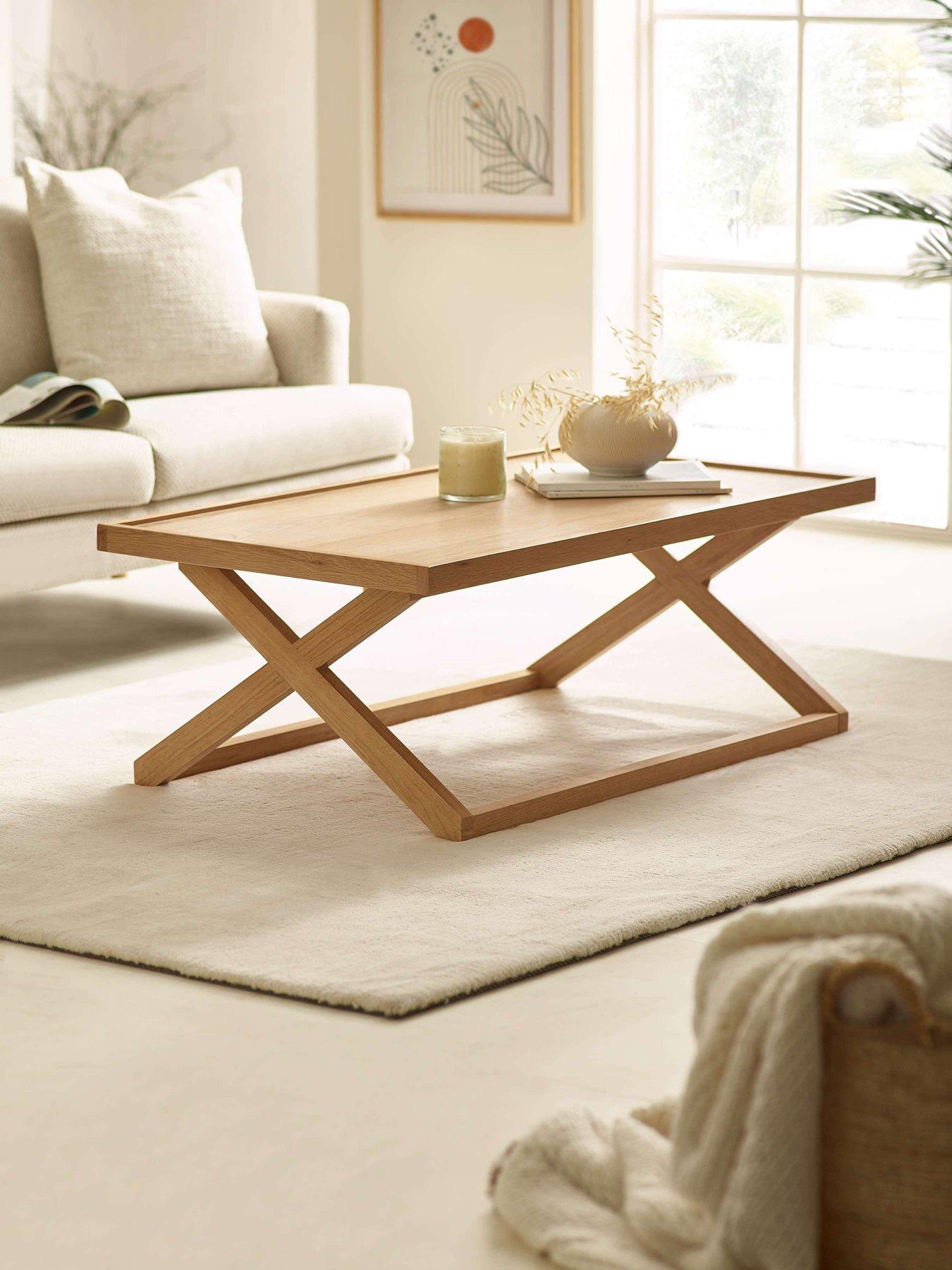 Julian Bowen Haddon Coffee Table - Natural Oak