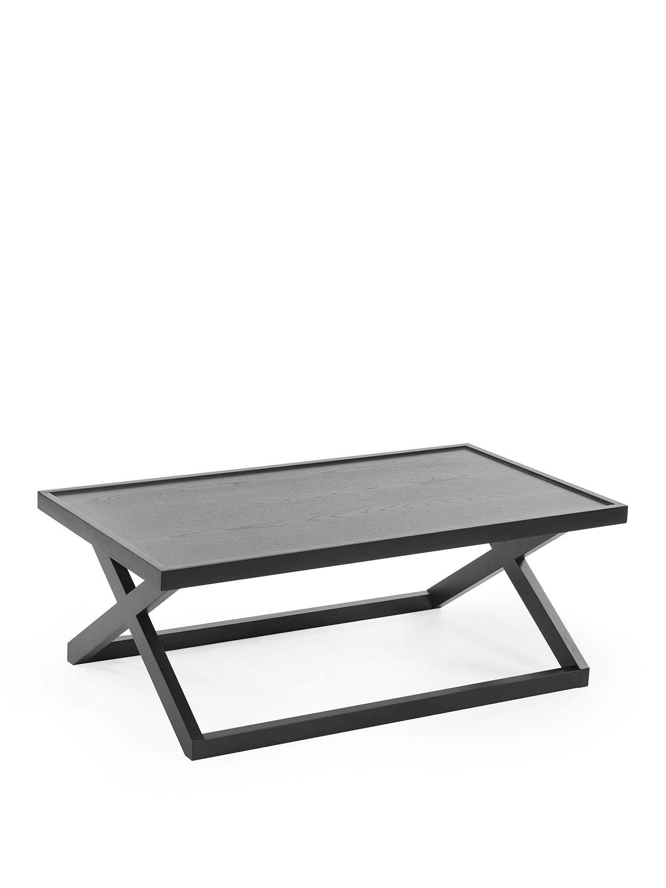 Image 2 of 6 of Julian Bowen Haddon Coffee Table - Black