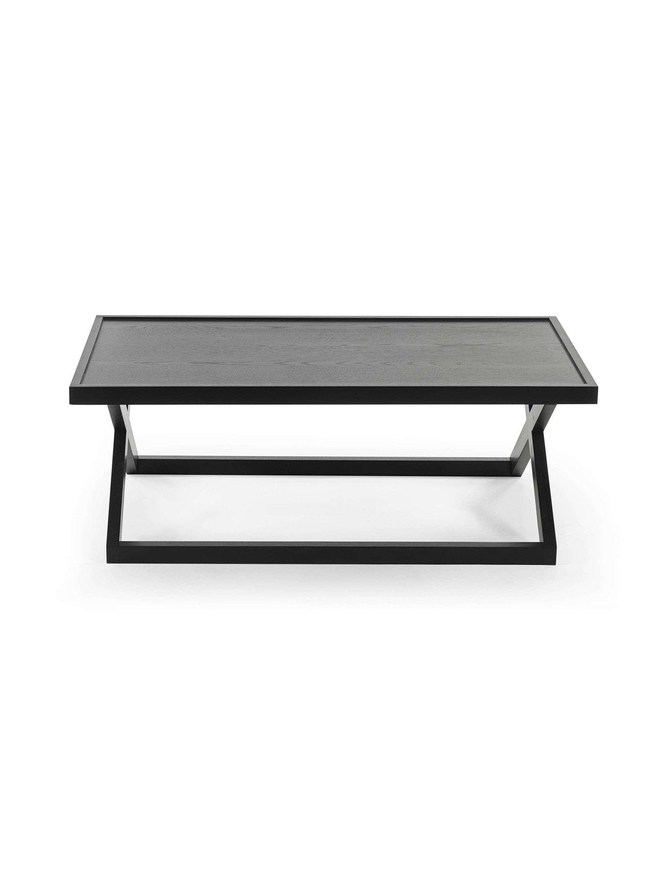 Image 3 of 6 of Julian Bowen Haddon Coffee Table - Black