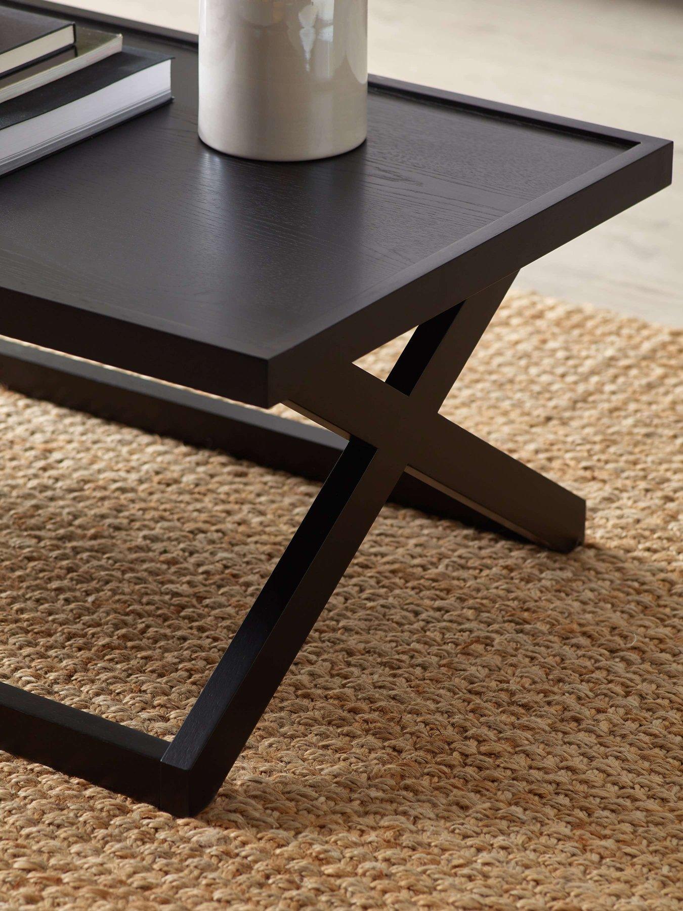 Image 4 of 6 of Julian Bowen Haddon Coffee Table - Black