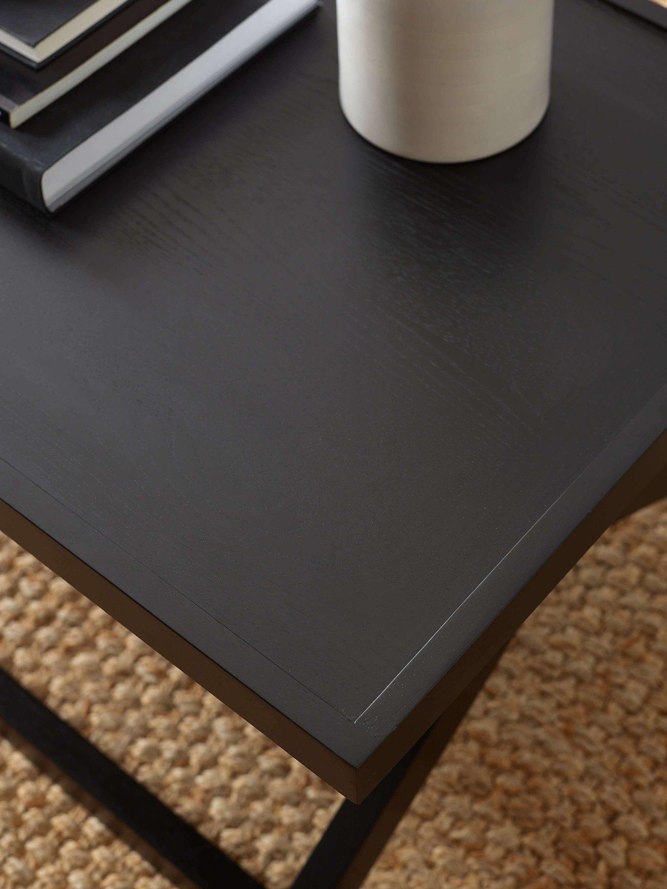 Image 5 of 6 of Julian Bowen Haddon Coffee Table - Black