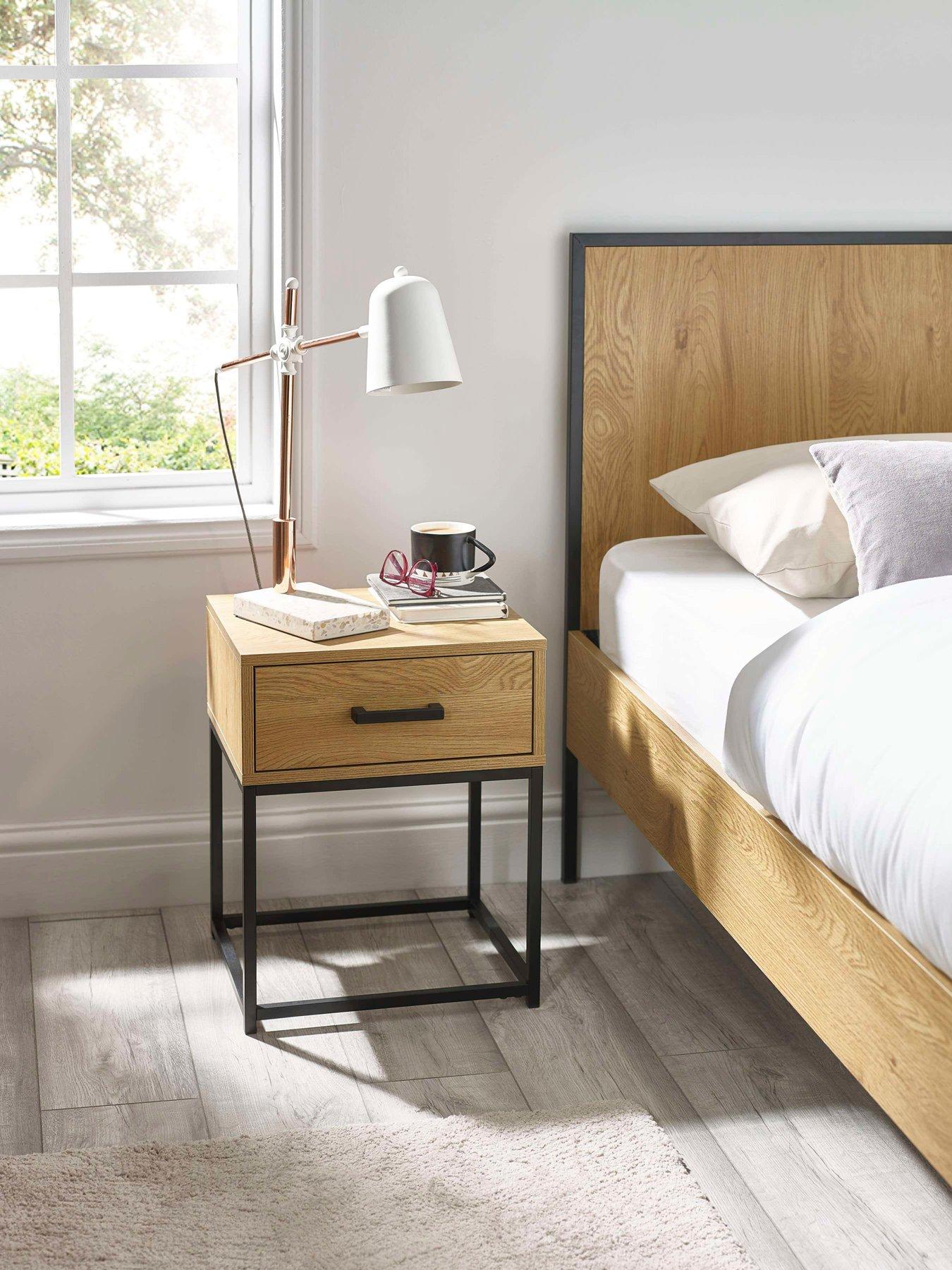 Julian Bowen Harlow 1 Drawer Bedside