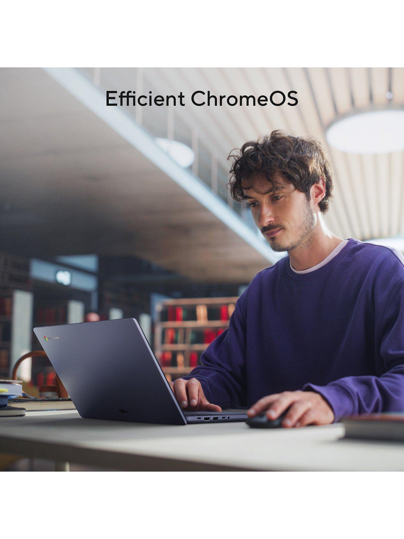 Image 7 of 7 of Asus Chromebook Plus CX1405CTA - Intel Core 3, 8GB RAM, 128GB SSD , 14in FHD, Grey - No Power Adaptor Included