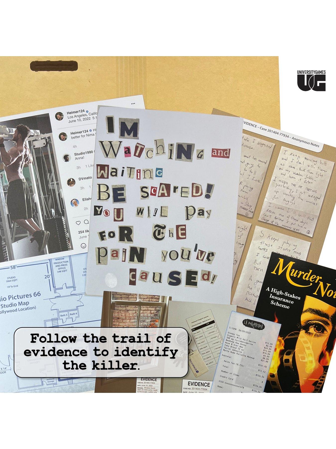 Image 5 of 6 of University Games Murder Mystery Party Case Files: Murder Noir