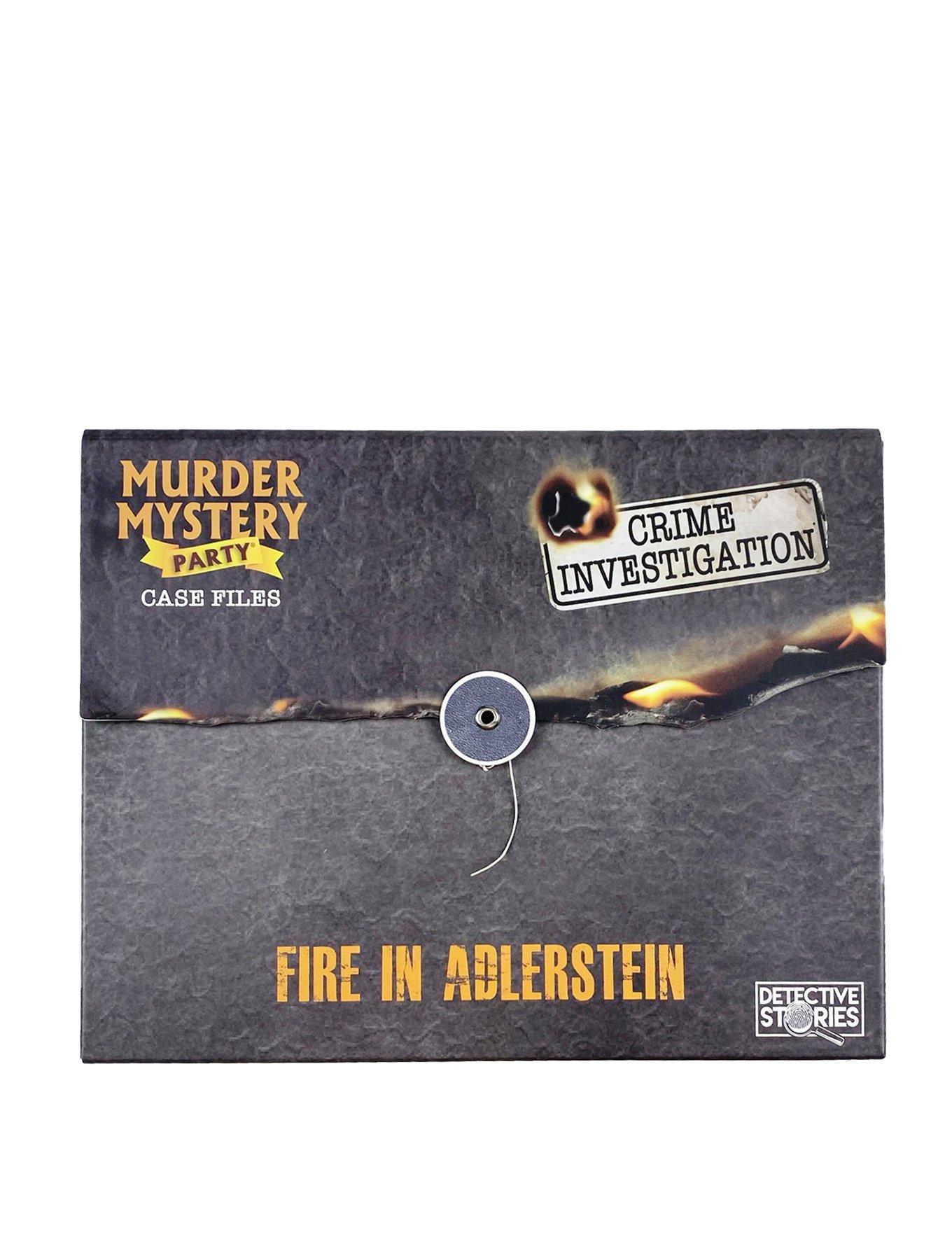 University Games Murder Mystery Case files - Fire in Adlerstein