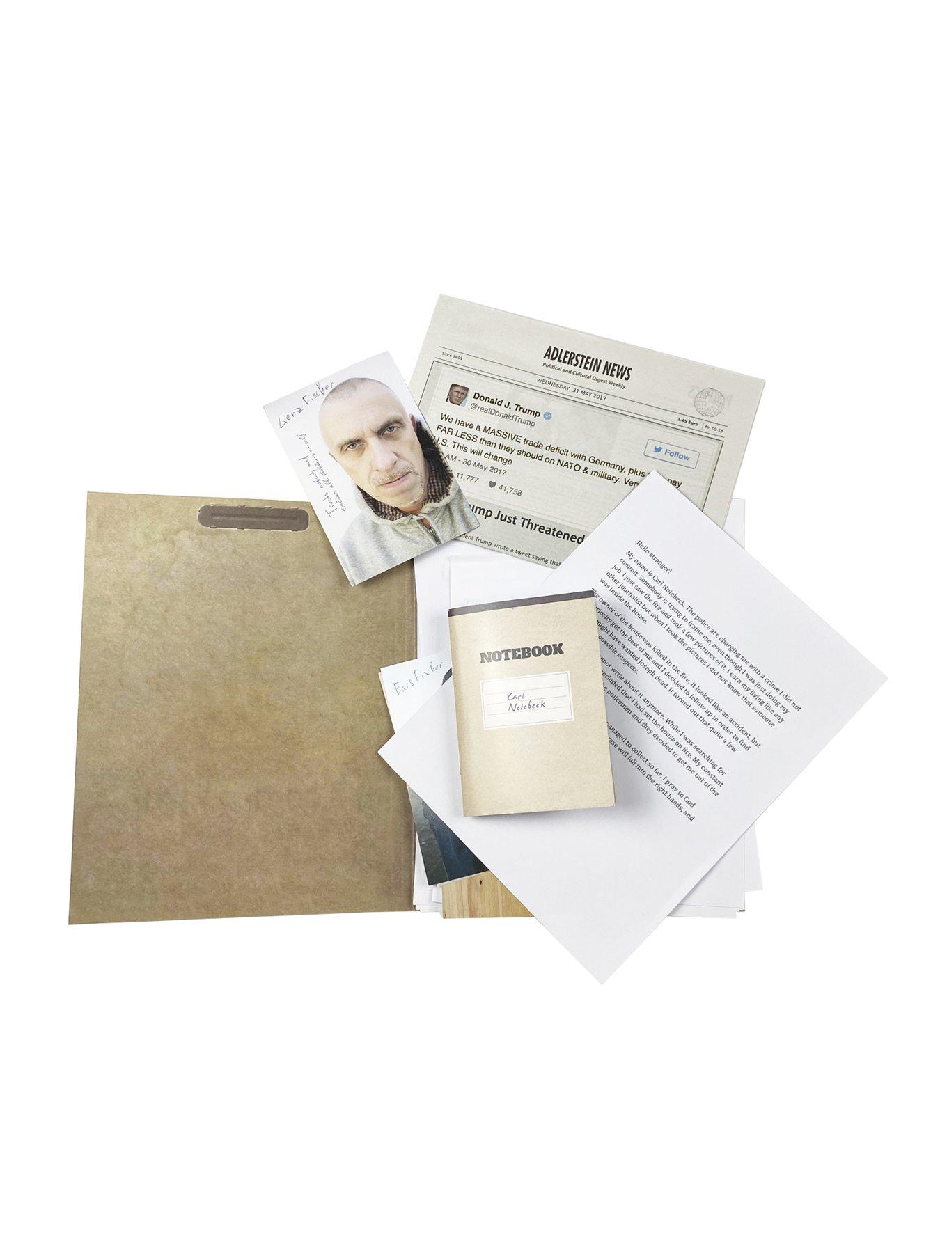 Image 4 of 5 of University Games Murder Mystery Case files - Fire in Adlerstein