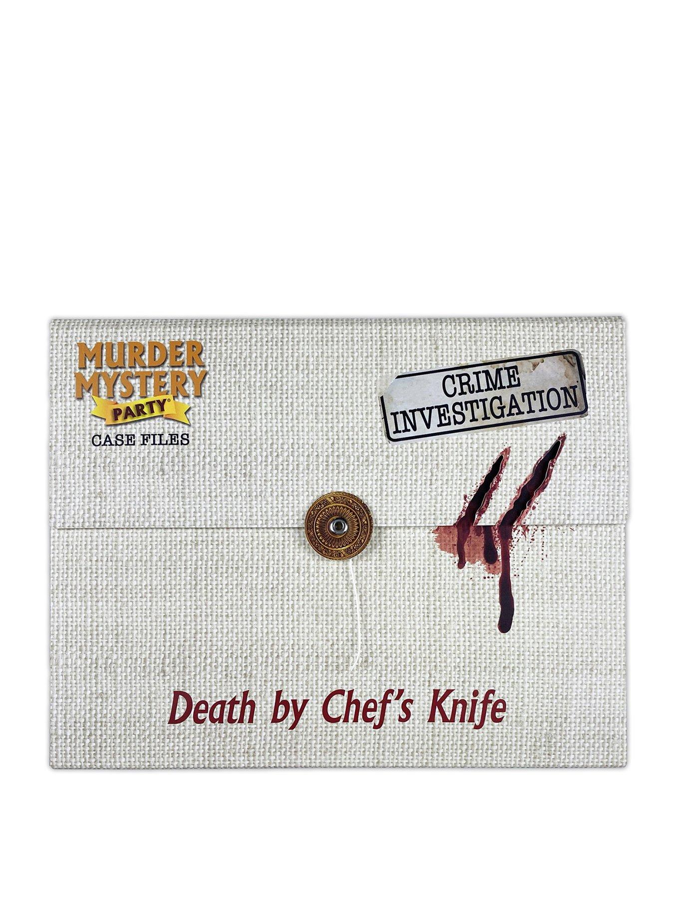 University Games Murder Mystery Case Files - Death by Chef's Knife