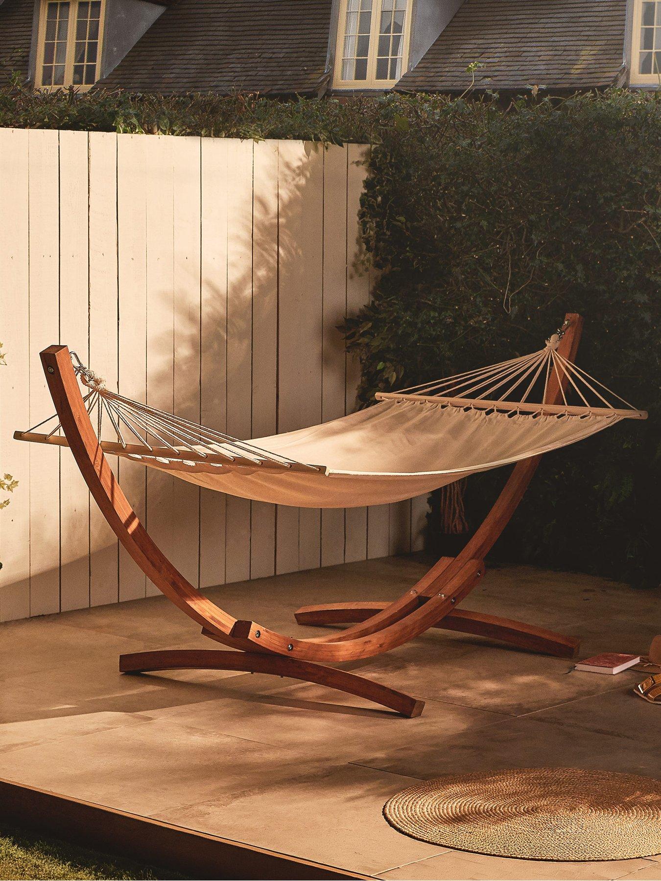Vonhaus Santorini 1 Person Hammock with Frame