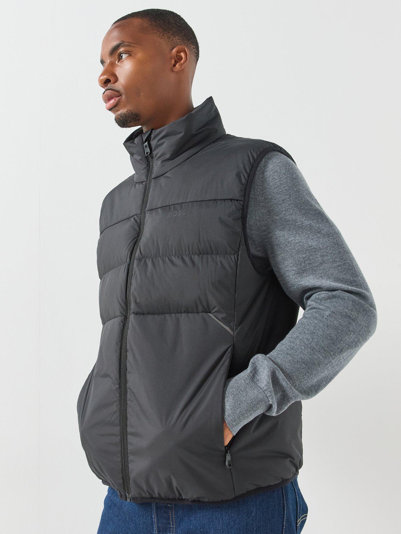 BOSS Urbanex Regular Fit Light Quilted Gilet - Black