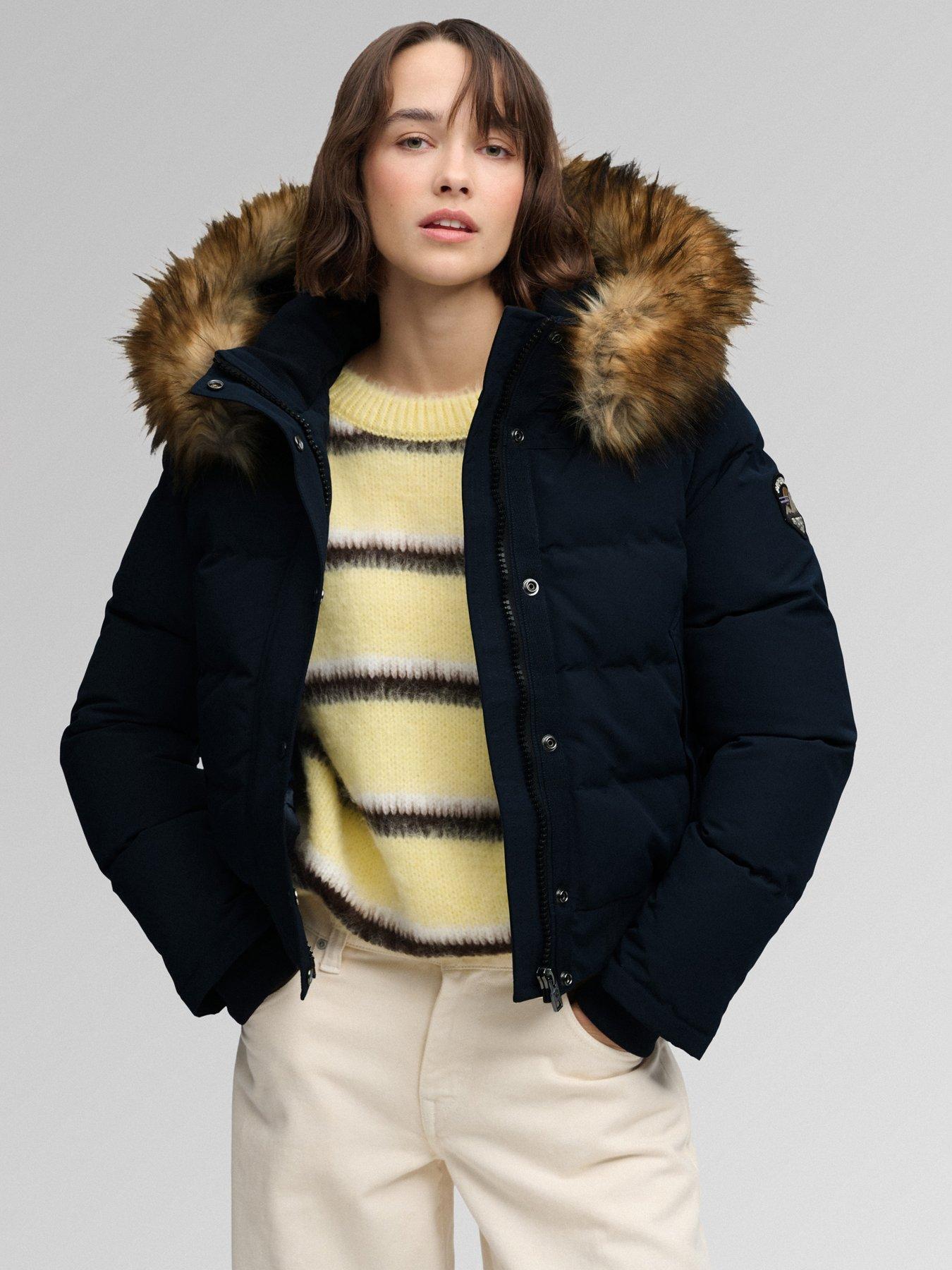 Image 1 of 7 of Superdry Everest Hooded Bomber Jkt