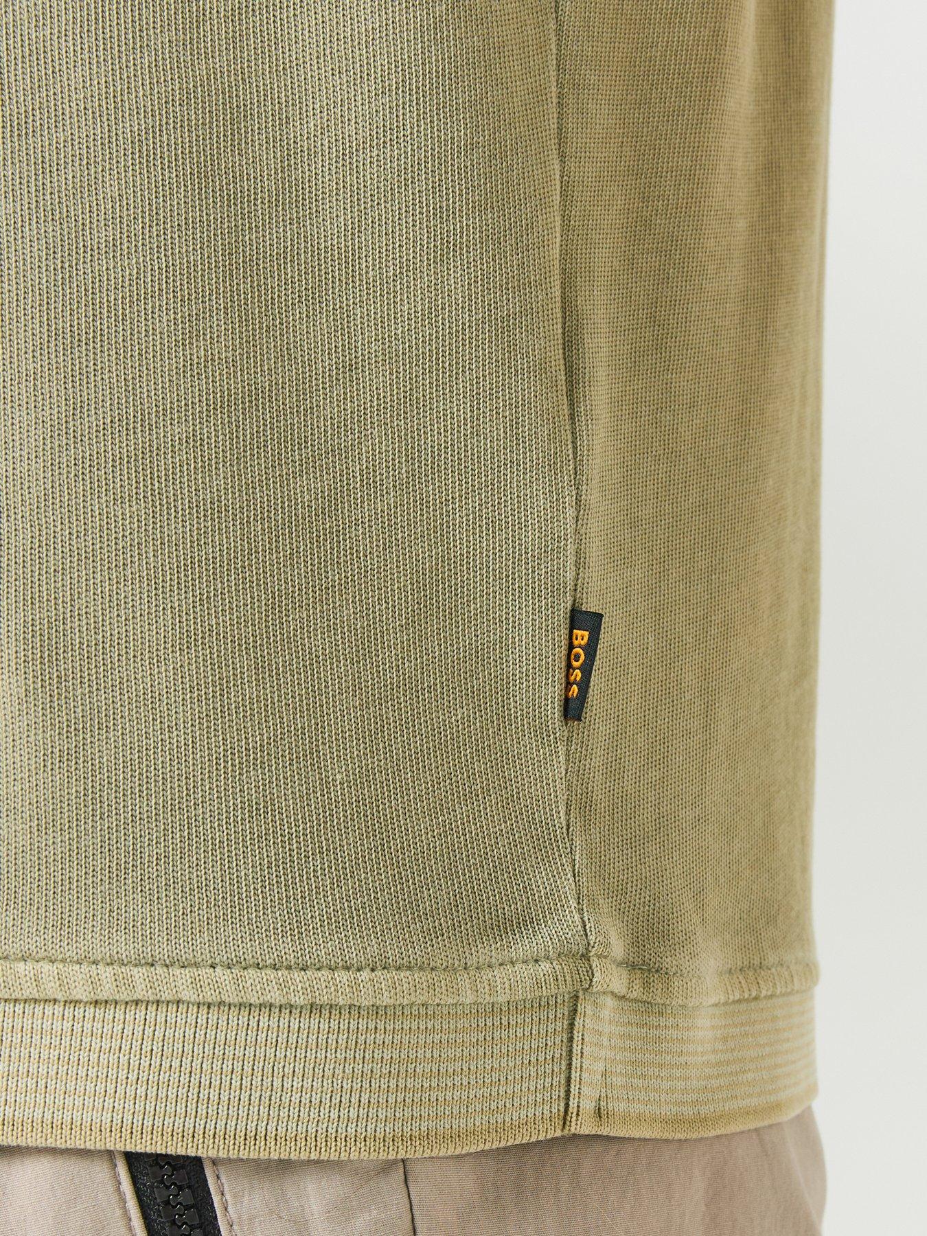Image 6 of 6 of BOSS Pe_Casts Shadow Cast Tipped Polo Shirt - Light Green