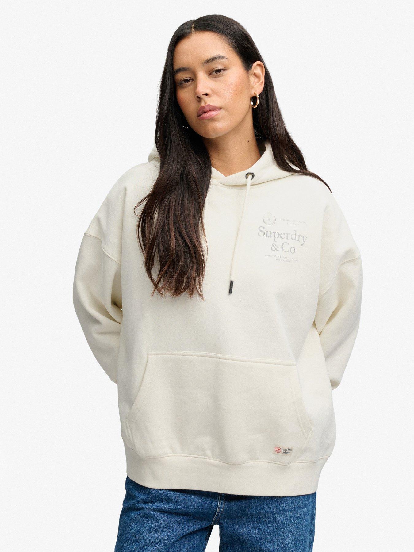 Image 1 of 7 of Superdry Ath Ess Applique Crop Hood