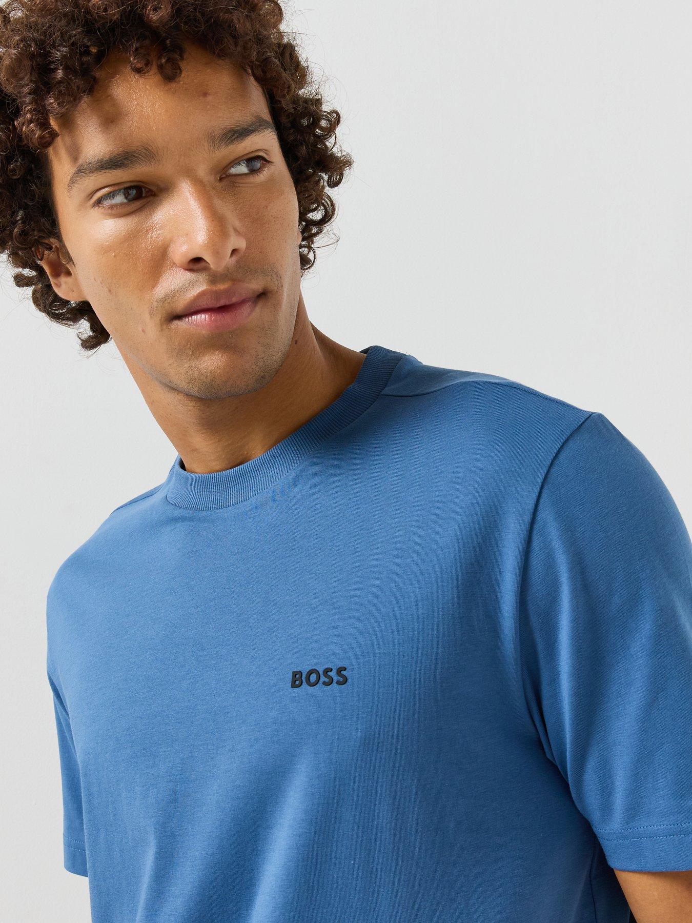 Image 4 of 4 of BOSS Boss Tee Regular Fit T-Shirt - Blue