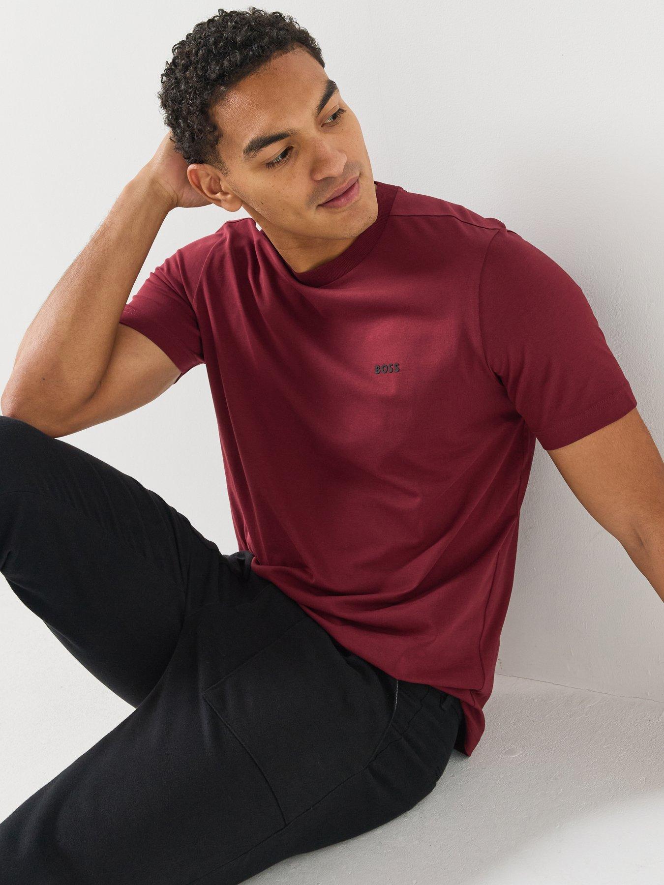 BOSS Boss Tee Regular Fit T-Shirt - Purple