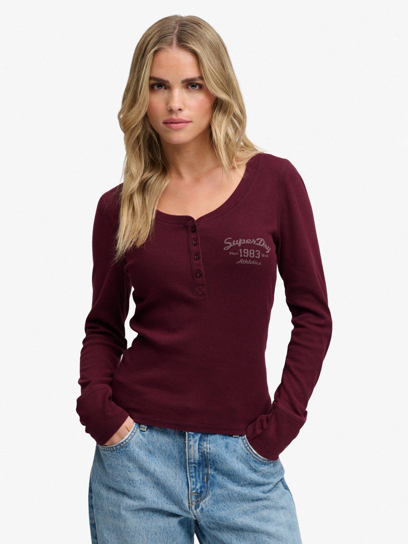 Image 1 of 7 of Superdry Athletic Button Down Ls Top