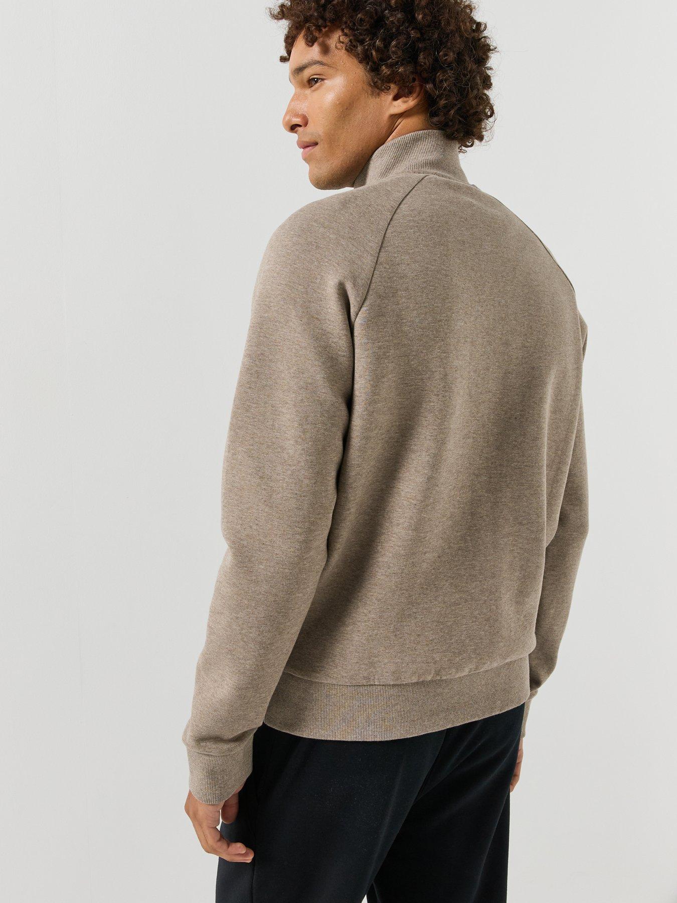 Image 2 of 5 of BOSS Boss Sweat 1/4 Zip Sweat - Brown
